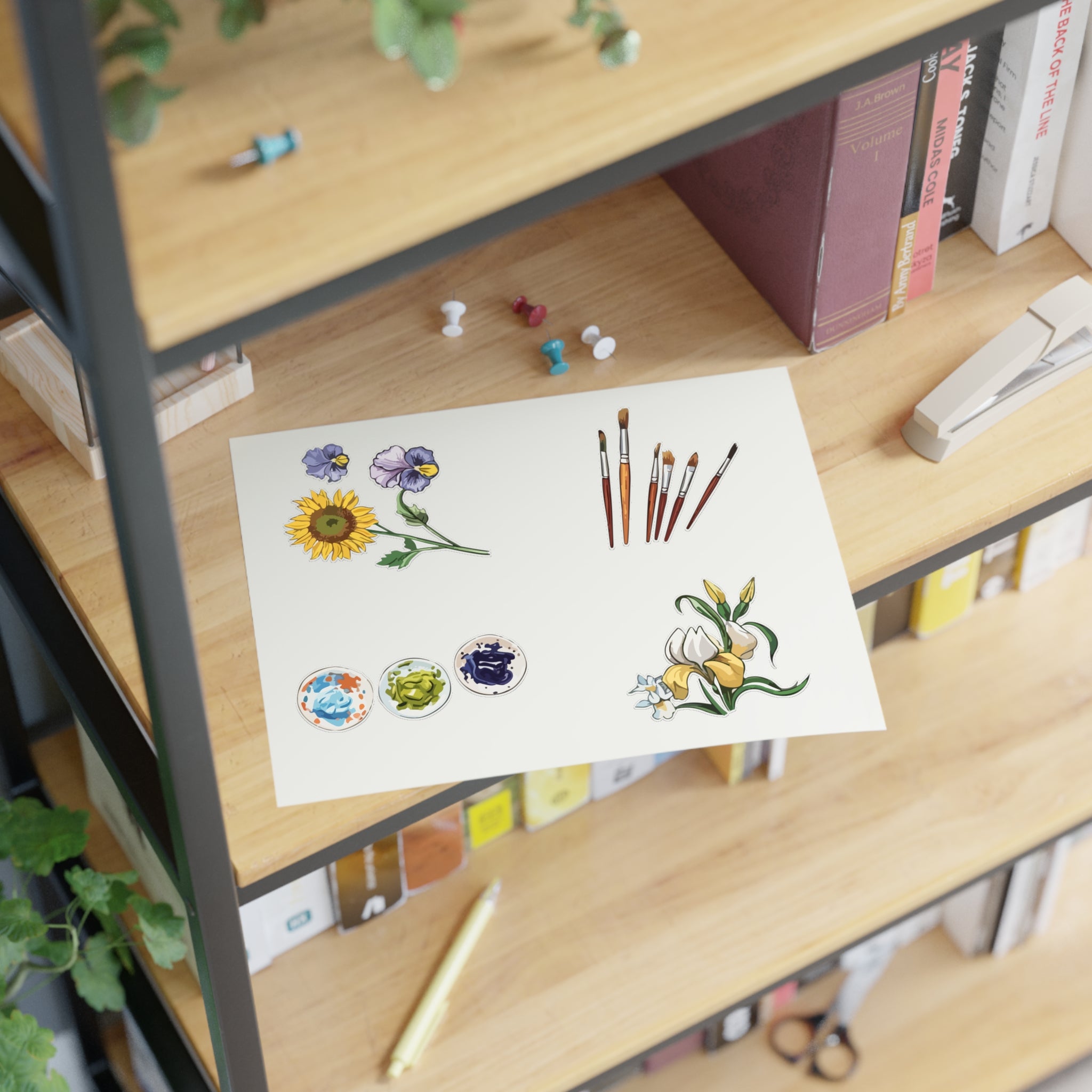 Art Vibes Sticker Sheet