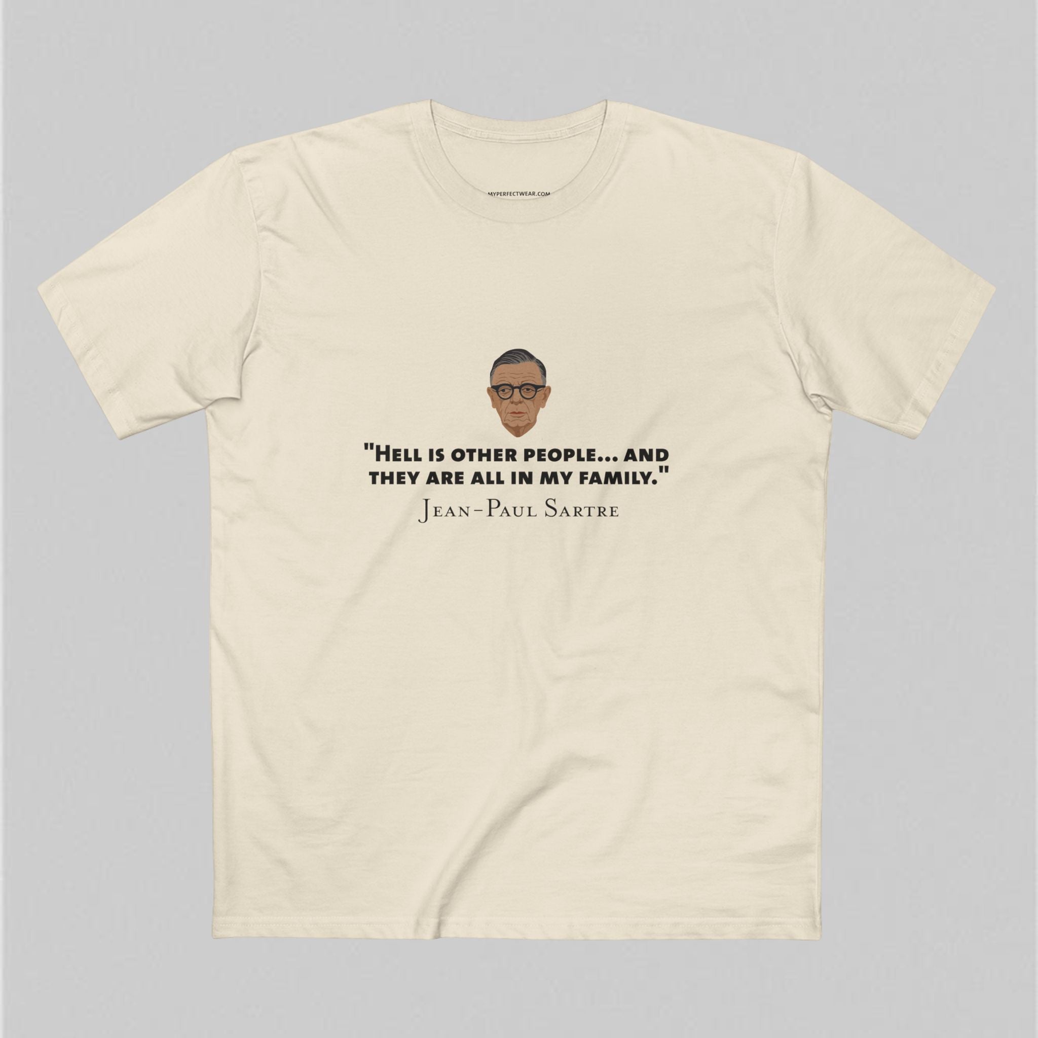Hell is other people - Sartre Men's T-Shirt