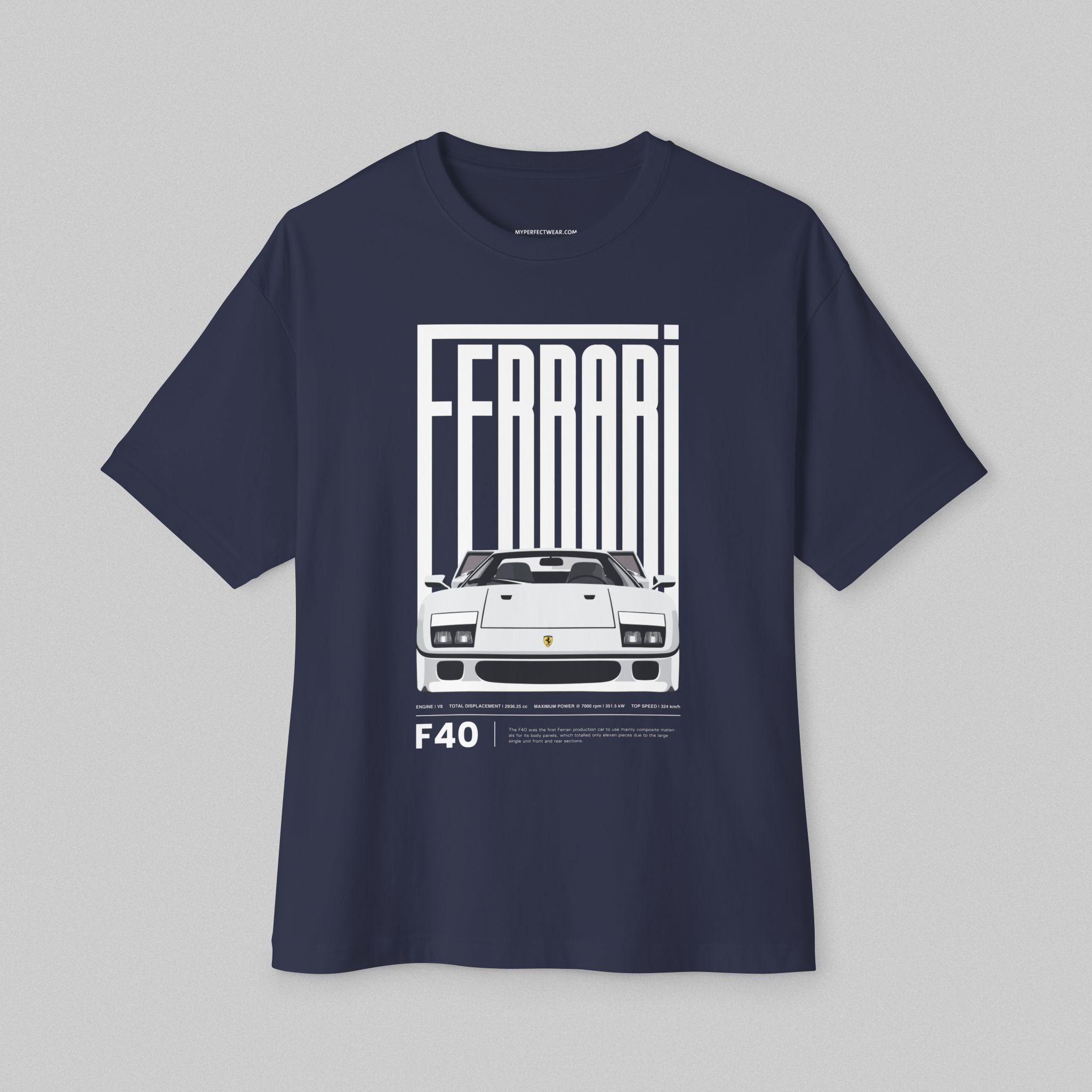 Ferrari Men's Oversized T-Shirt