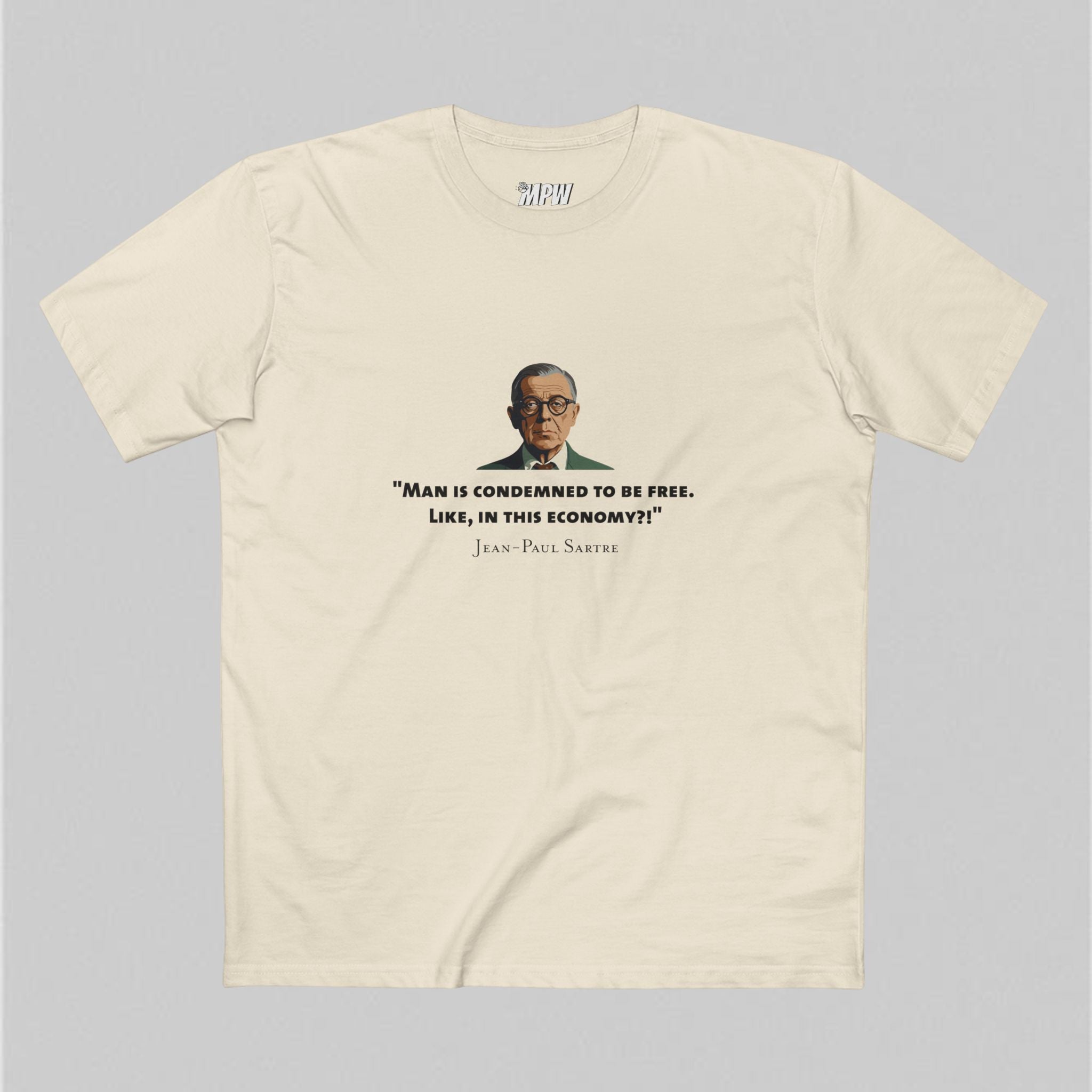Man Condemned Sartre Men's T-Shirt