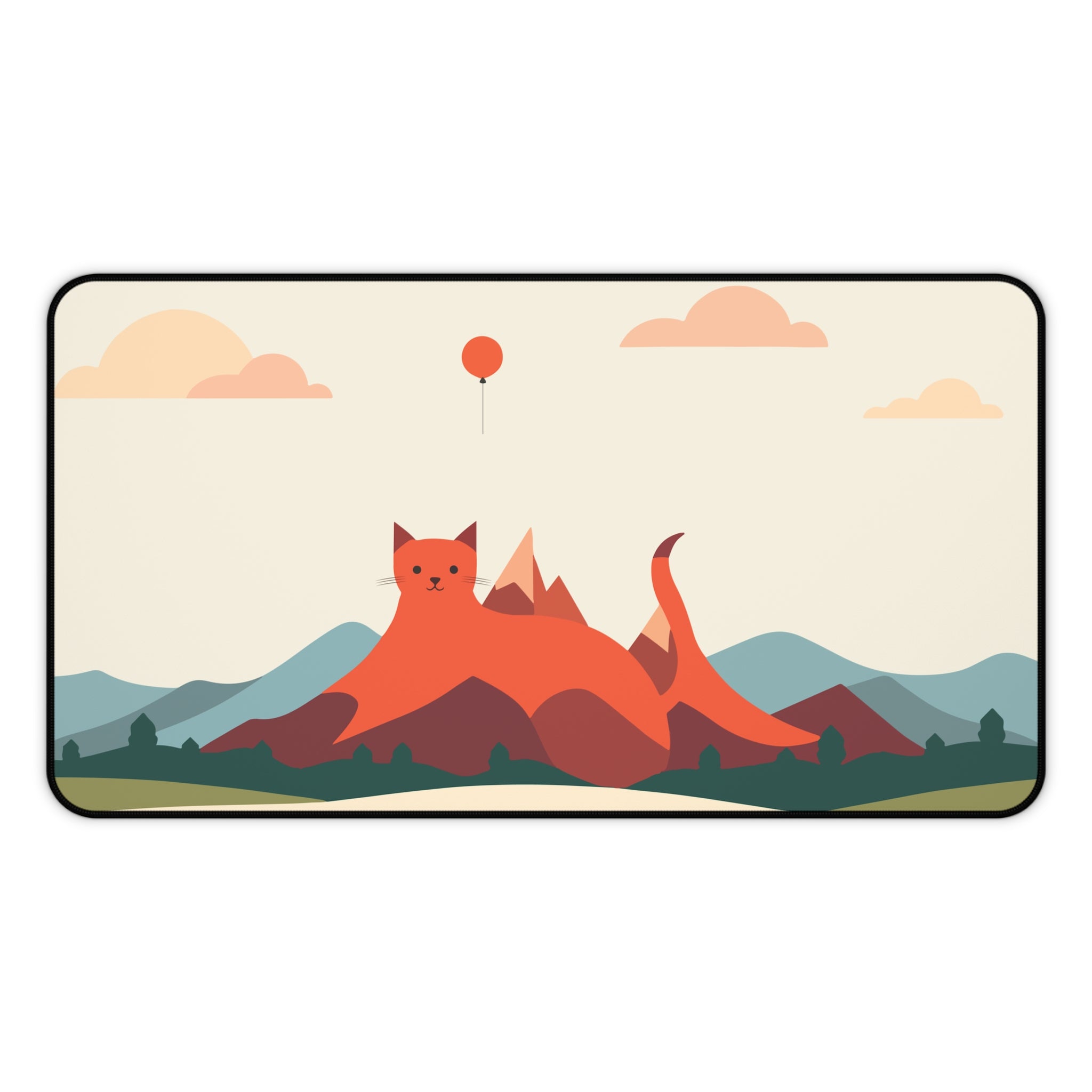 Cat Landscape Desk Mat