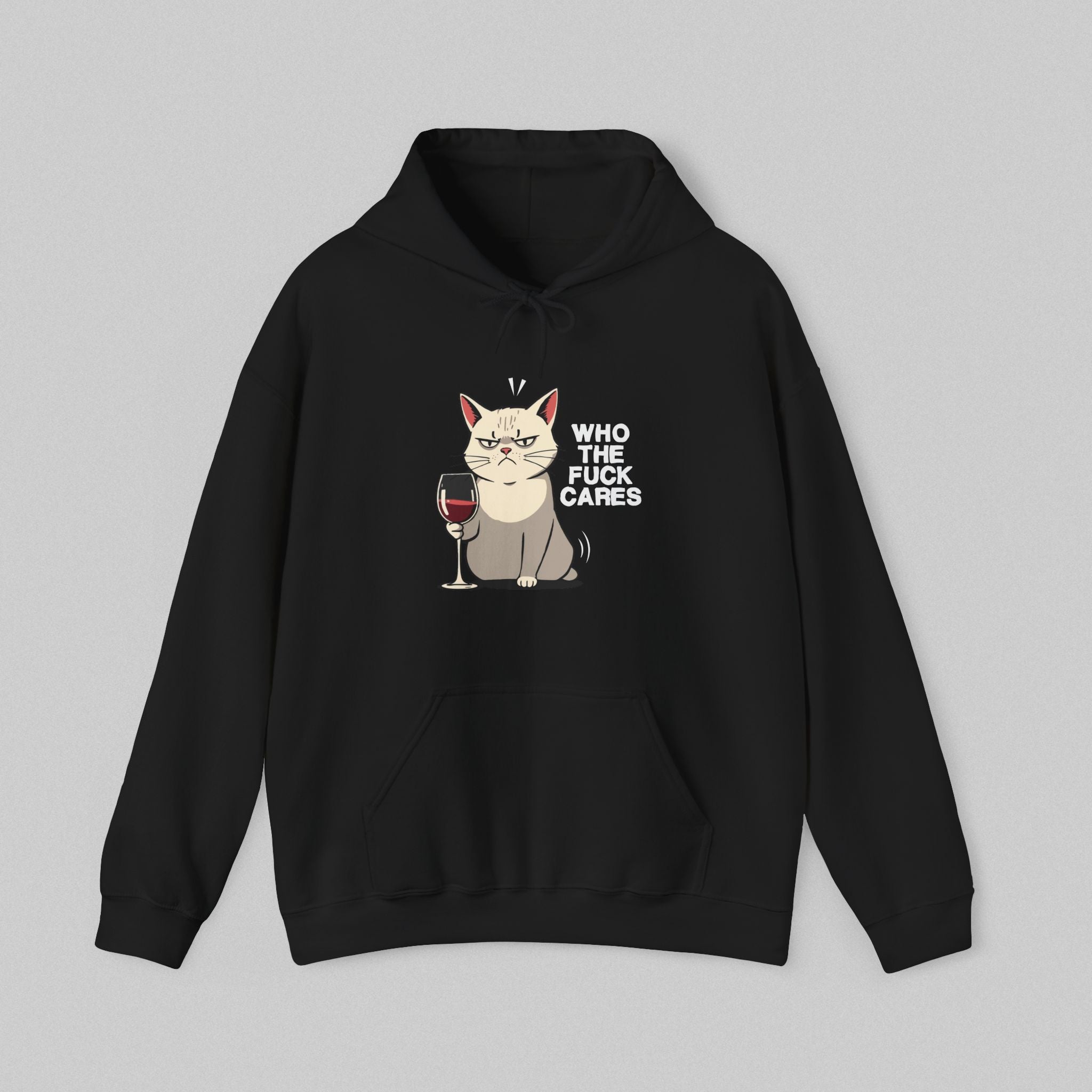 Who the Fuck Cares Men's Hoodie