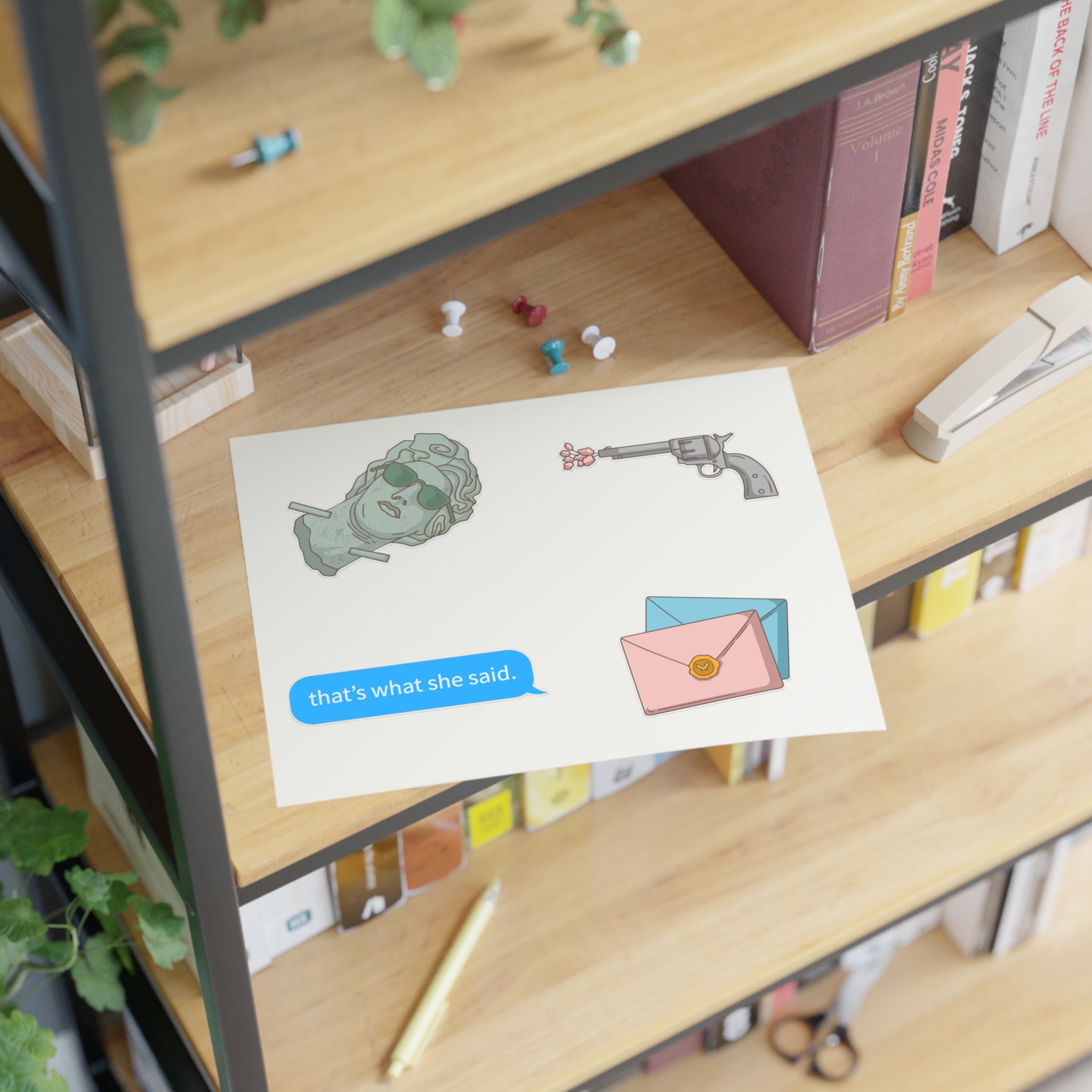 Retro Pop Sticker Set