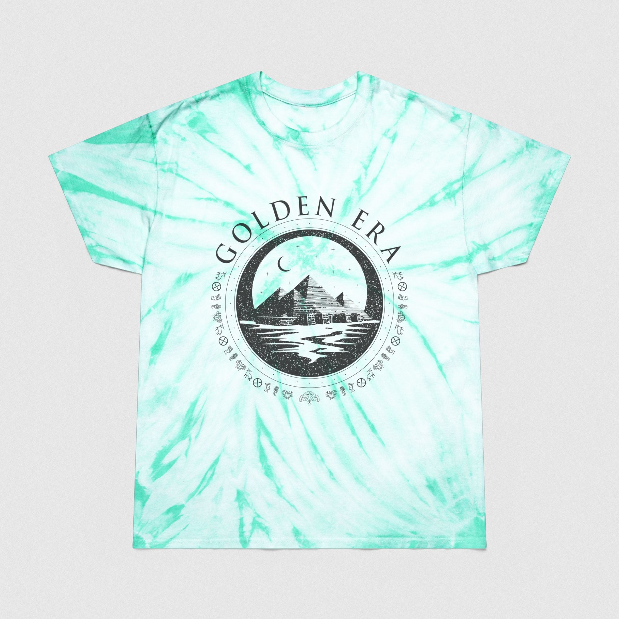 Sacred Pyramids Cyclone Men's Tie dye T-shirt