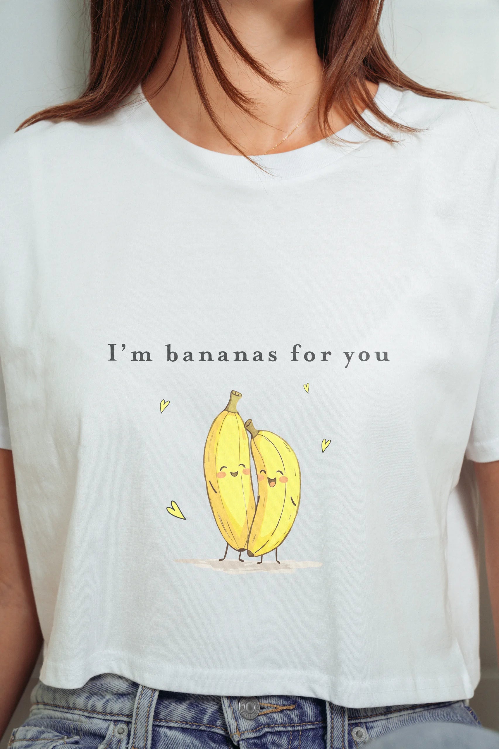 Bananas For You! Crop Tee