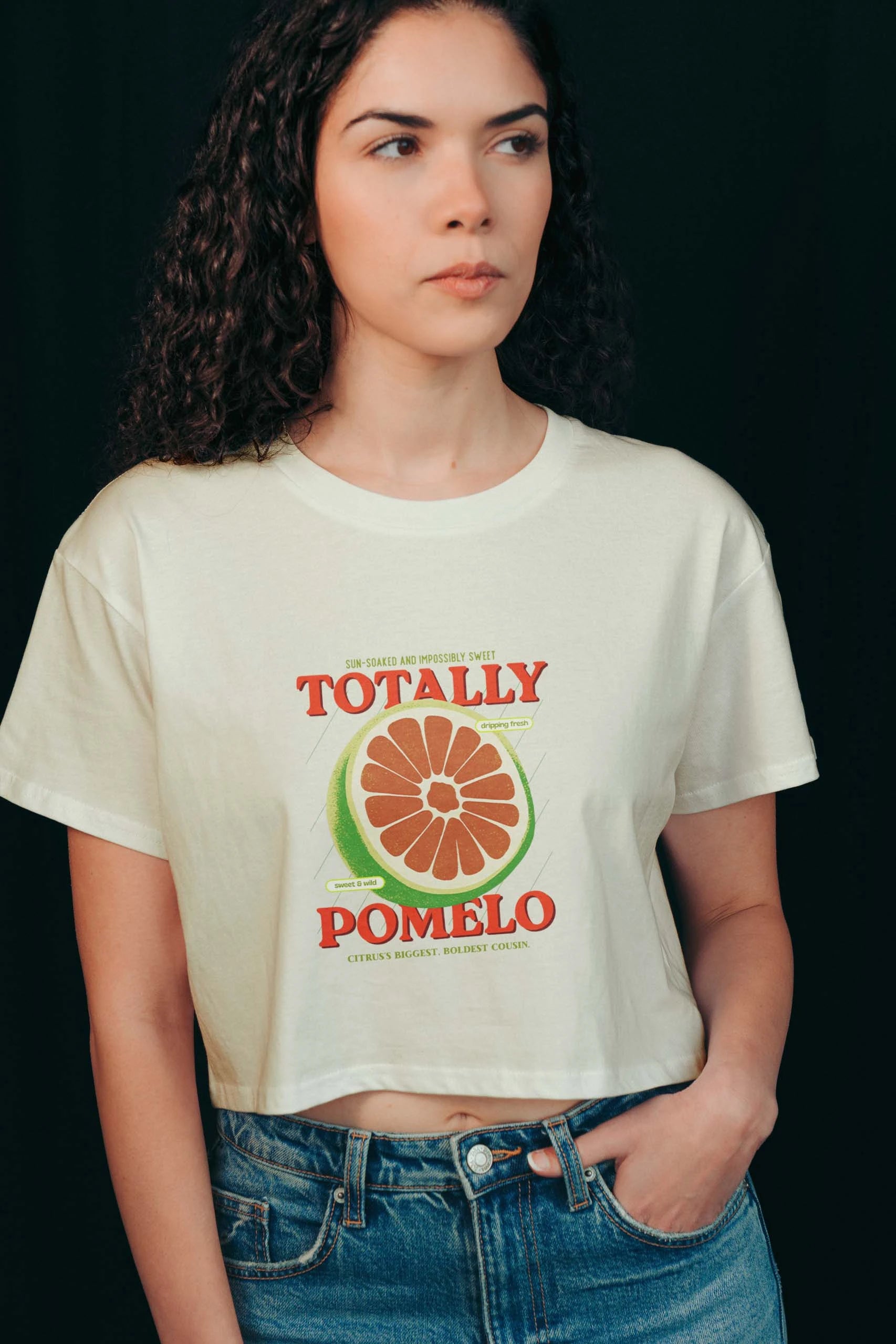 Totally Pomelo! Crop Tee