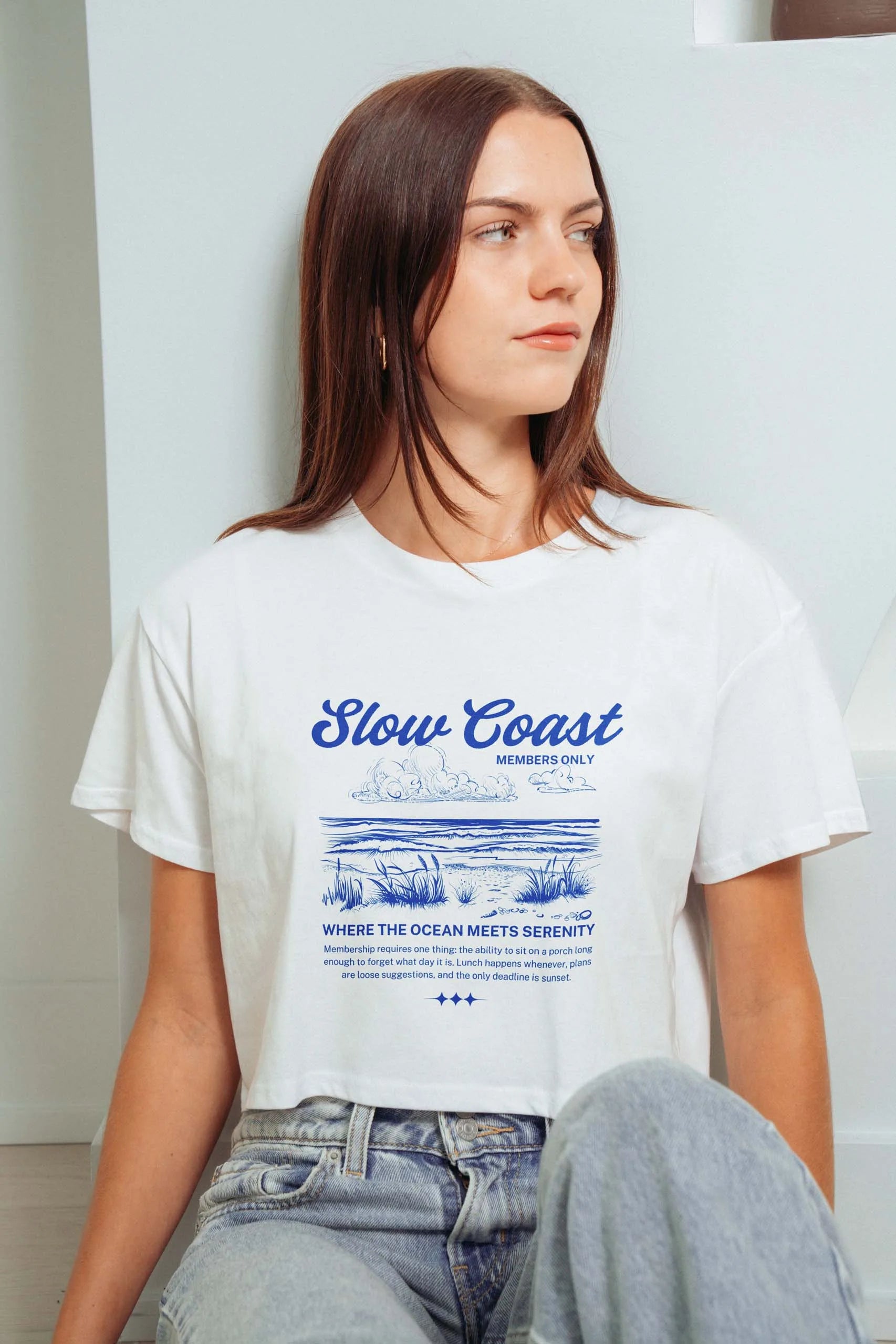 Slow Coast Crop Tee