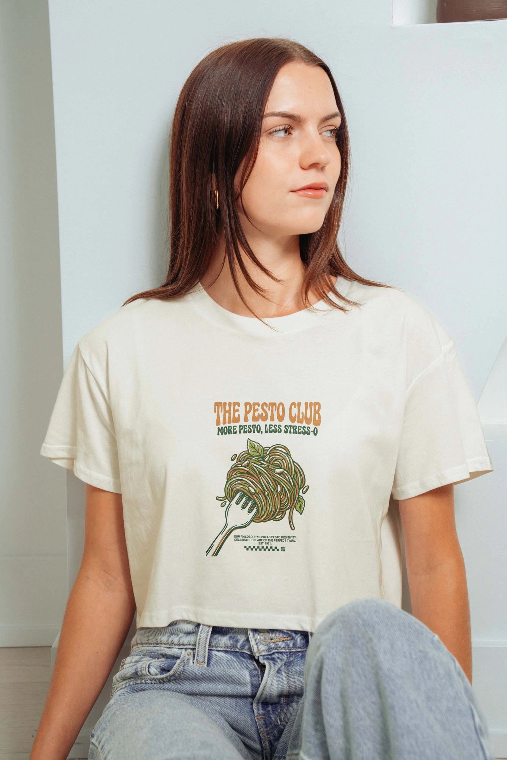 The Pesto Club! Crop Tee