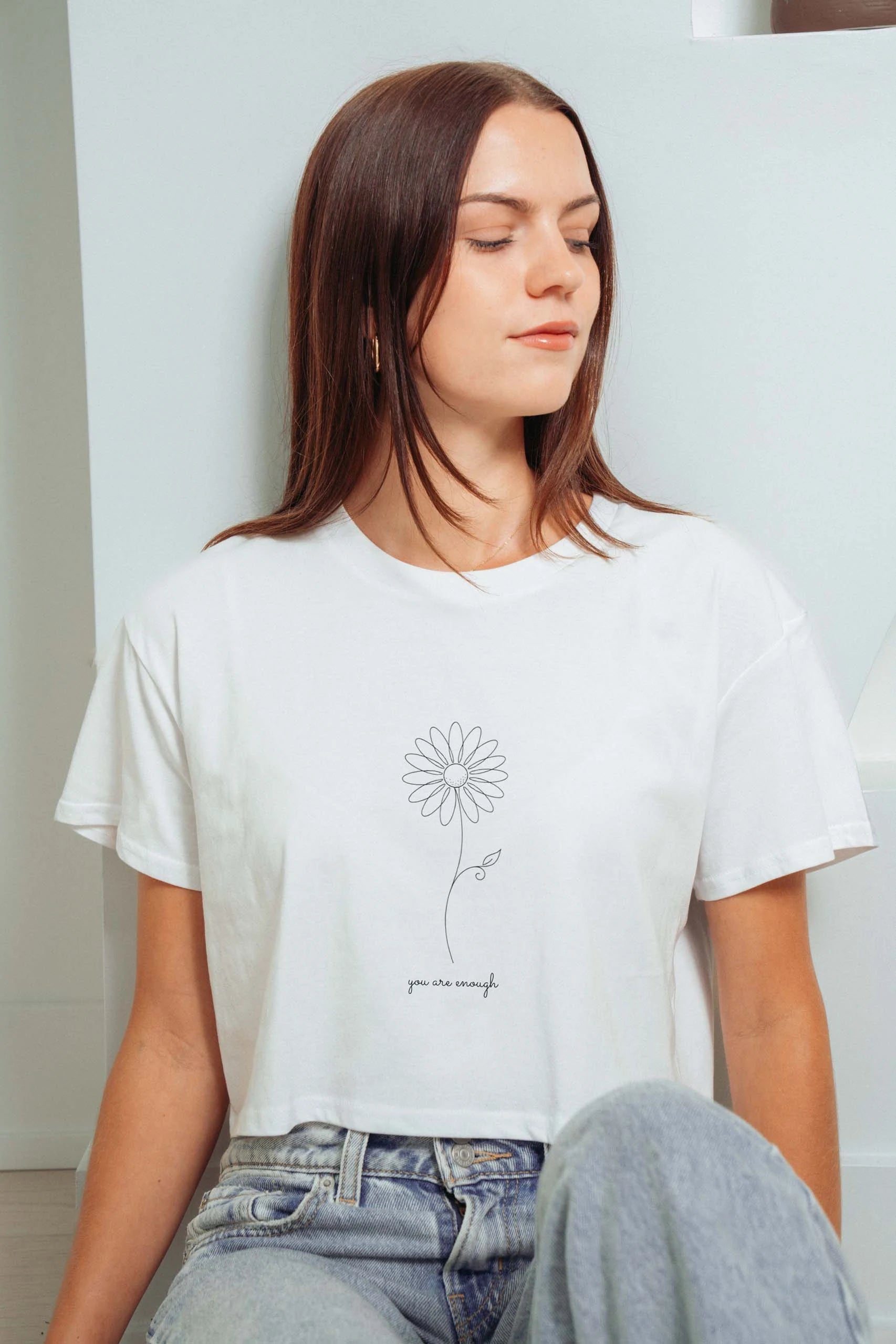 You Are Enough! Crop Tee