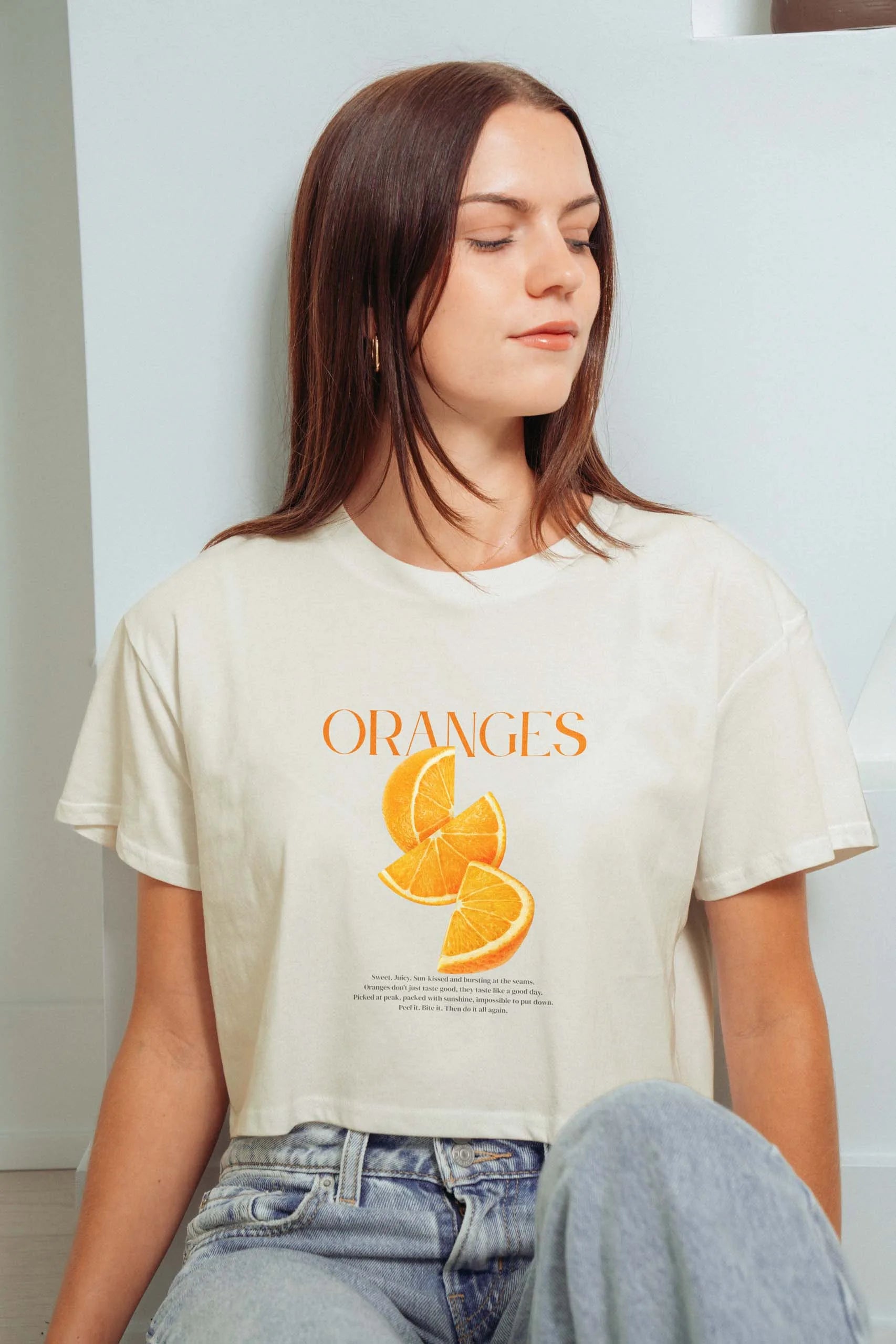 Oranges! Crop Tee