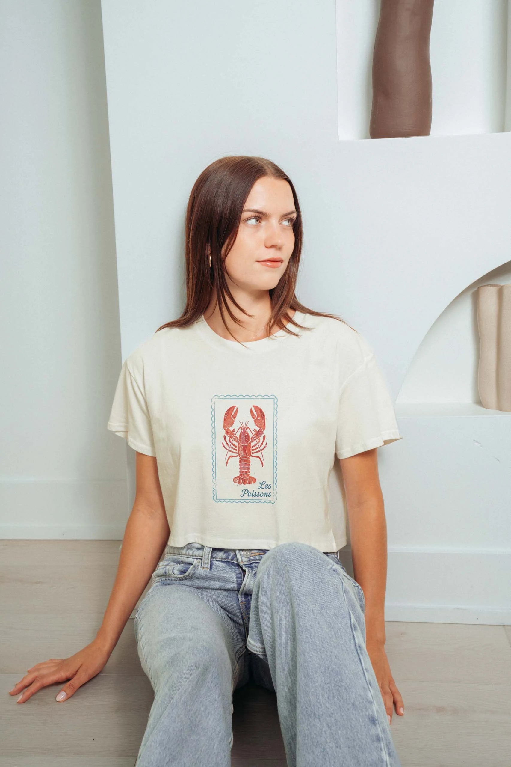 Les Poissons! Crop Tee