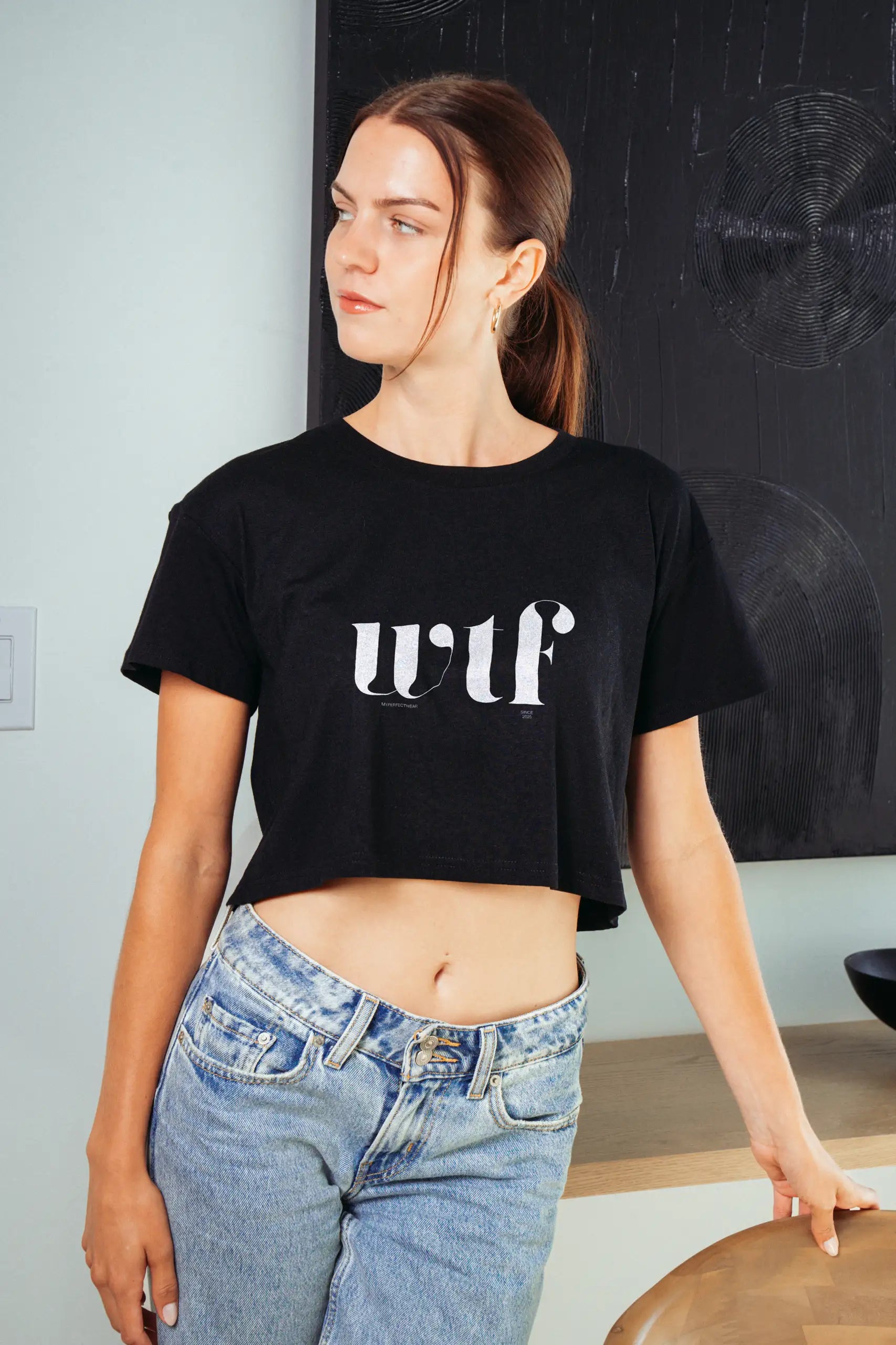 WTF Crop Tee
