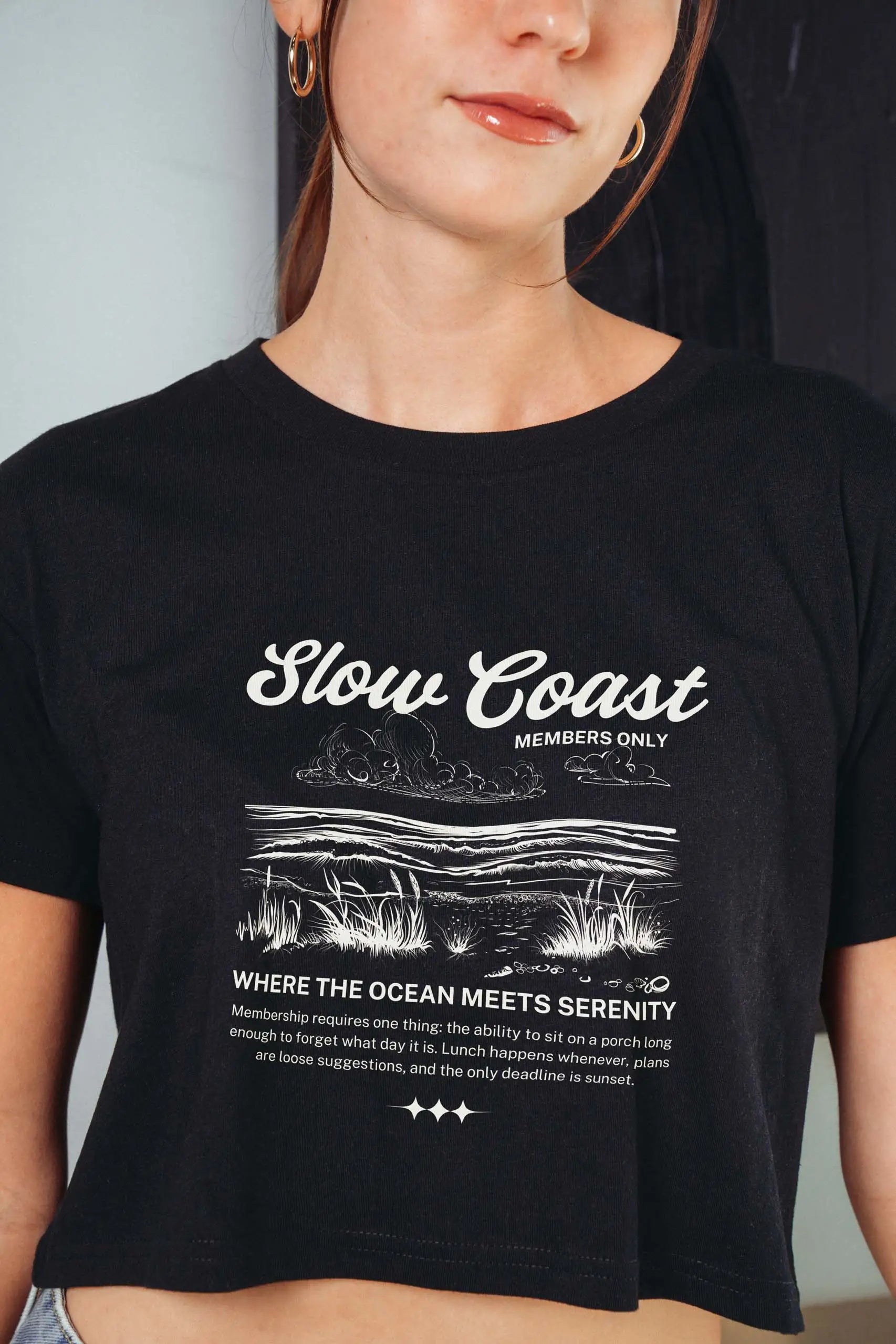 Slow Coast Crop Tee