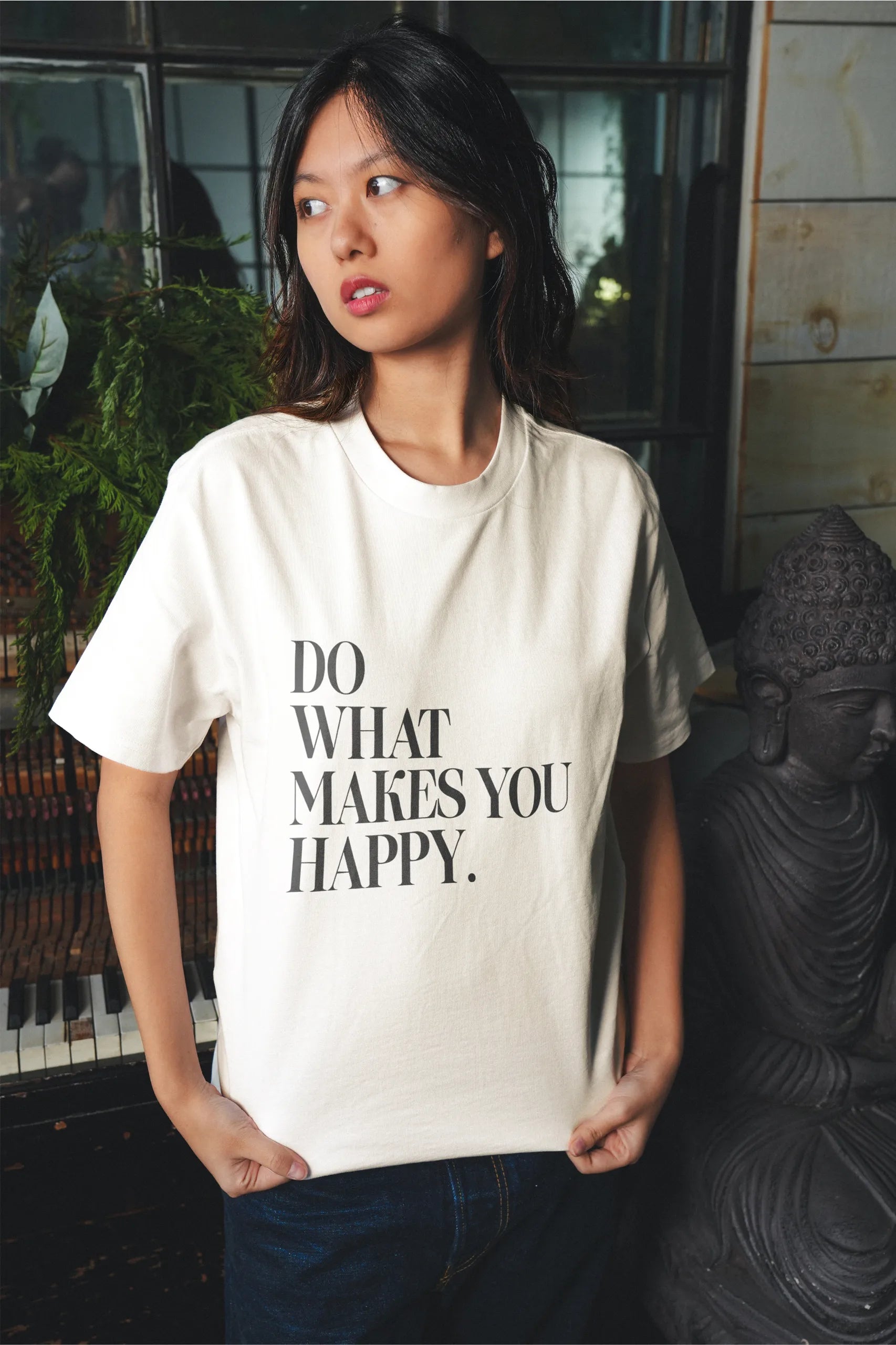 Do What Makes You Happy! Oversized T-Shirt