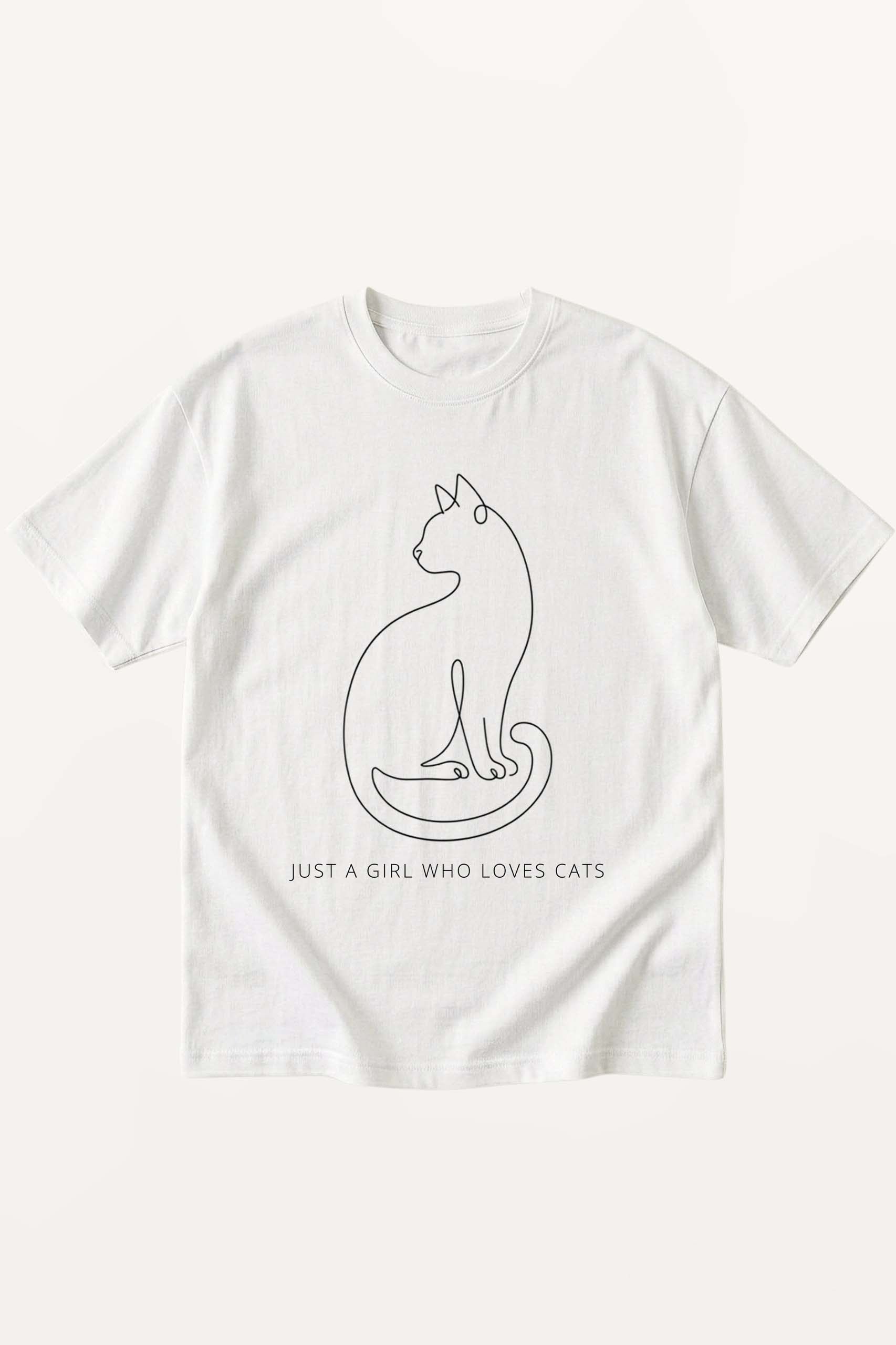 Just A Girl Who Loves Cats! T-Shirt