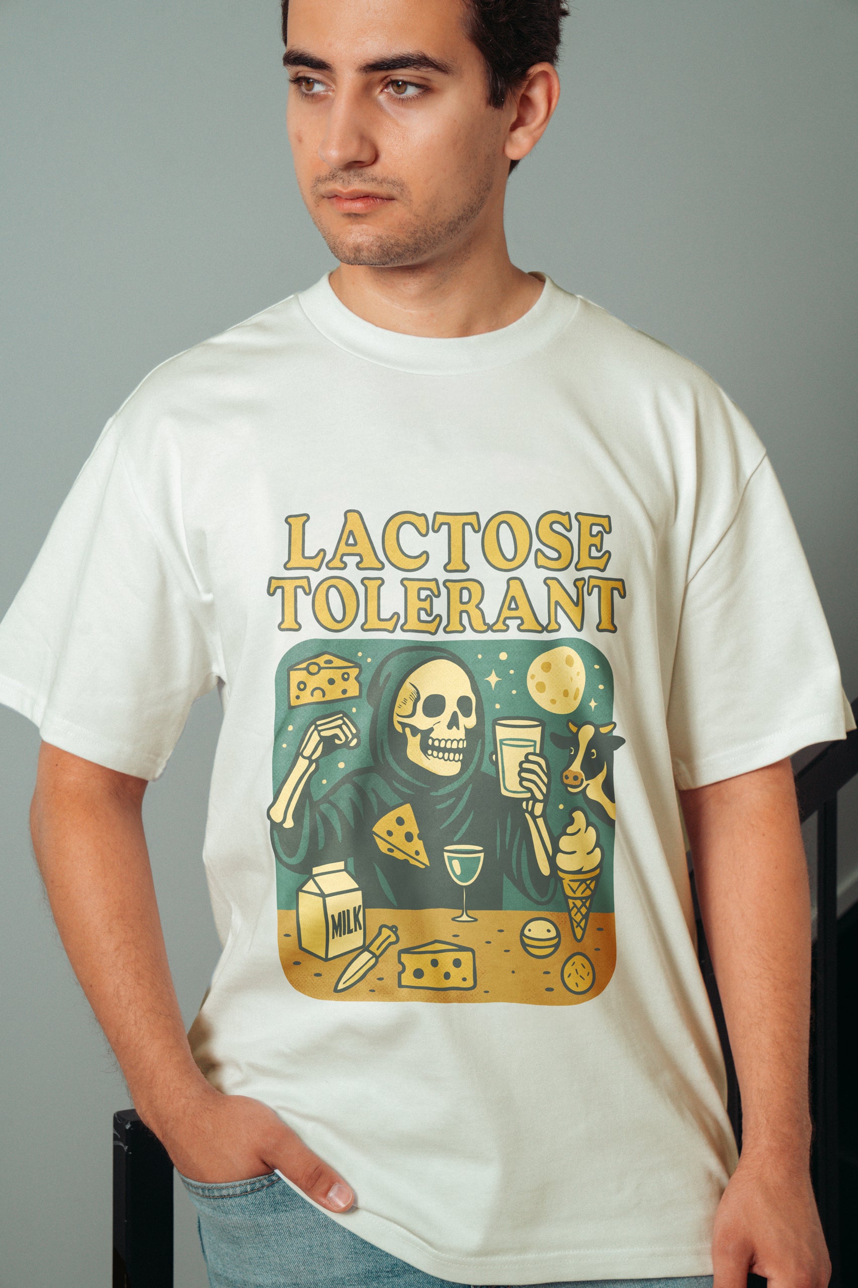 Lactose Tolerant! Oversized T-Shirt
