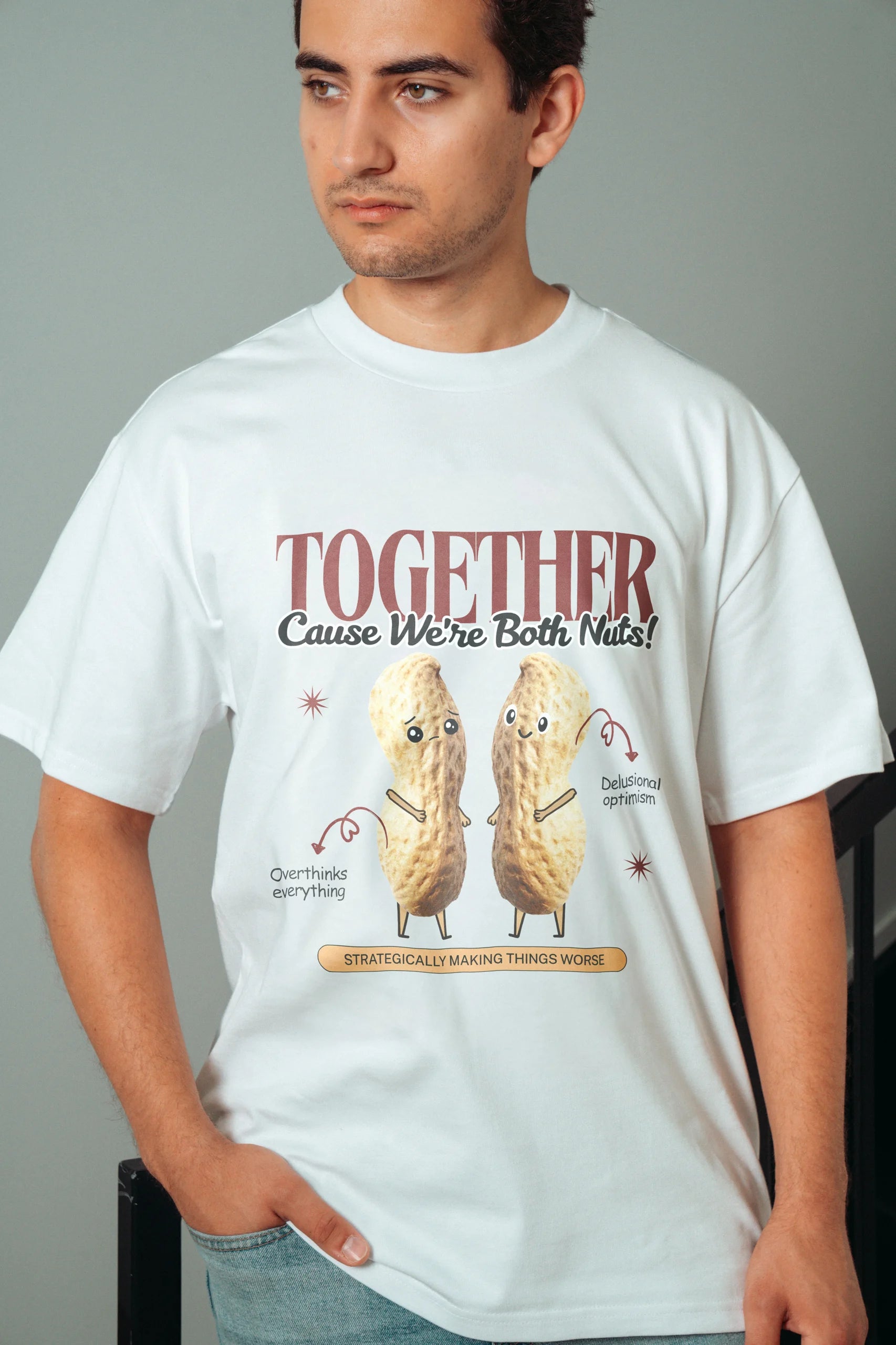 Nuts together! Oversized T-Shirt