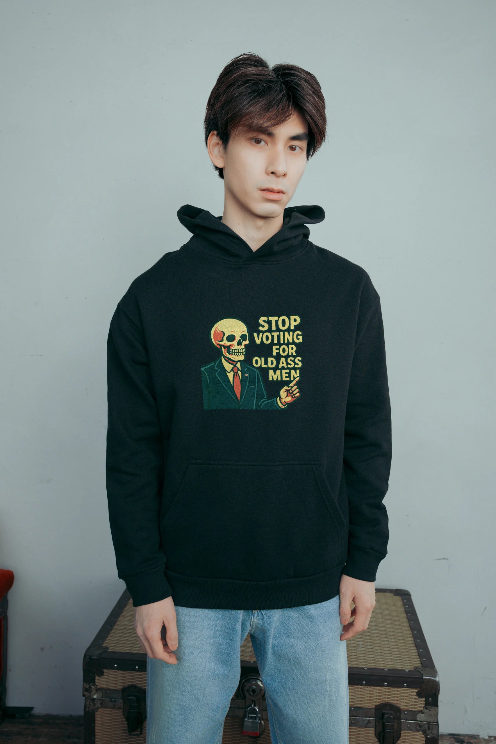 Stop Voting For Old Ass Men! Hoodie