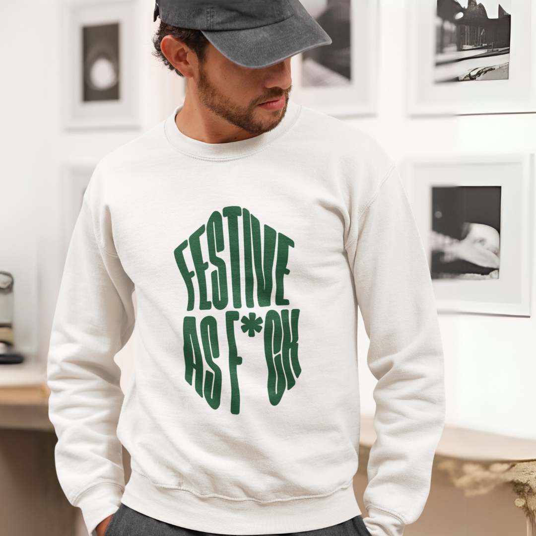 Festive as F*ck Men’s Sweatshirt