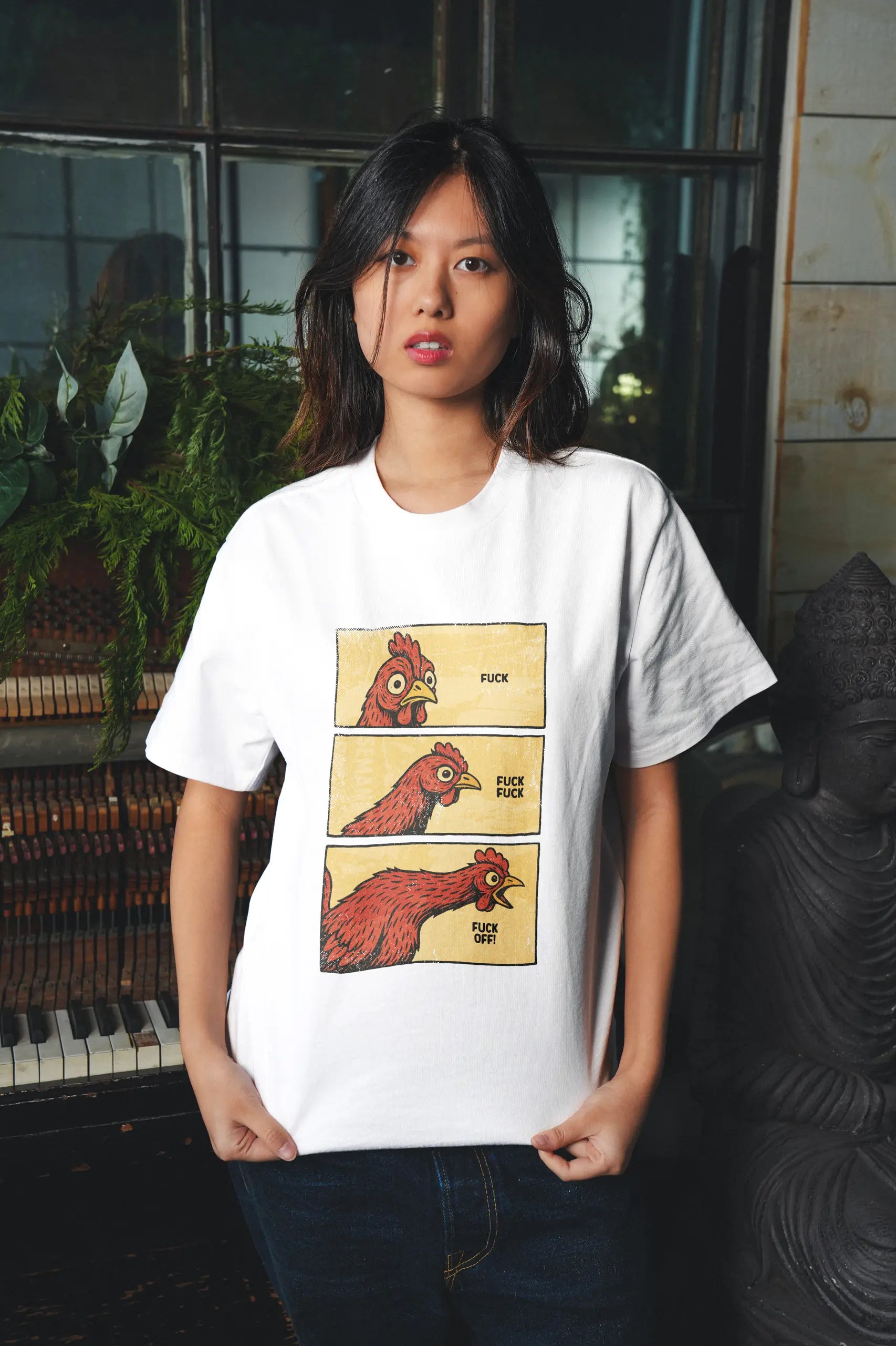 Cluck This Shit! Oversized T-Shirt