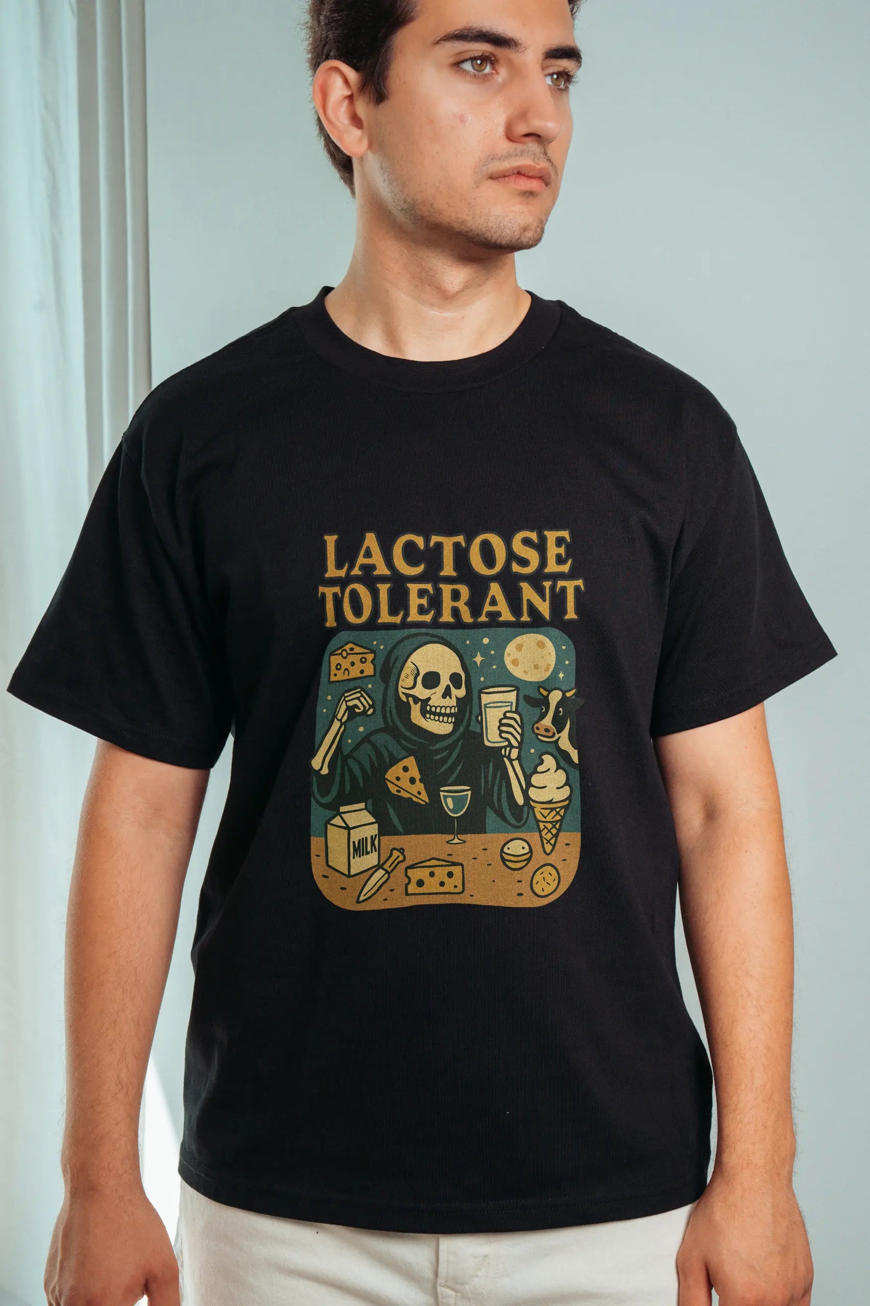 Lactose Tolerant! Oversized T-Shirt