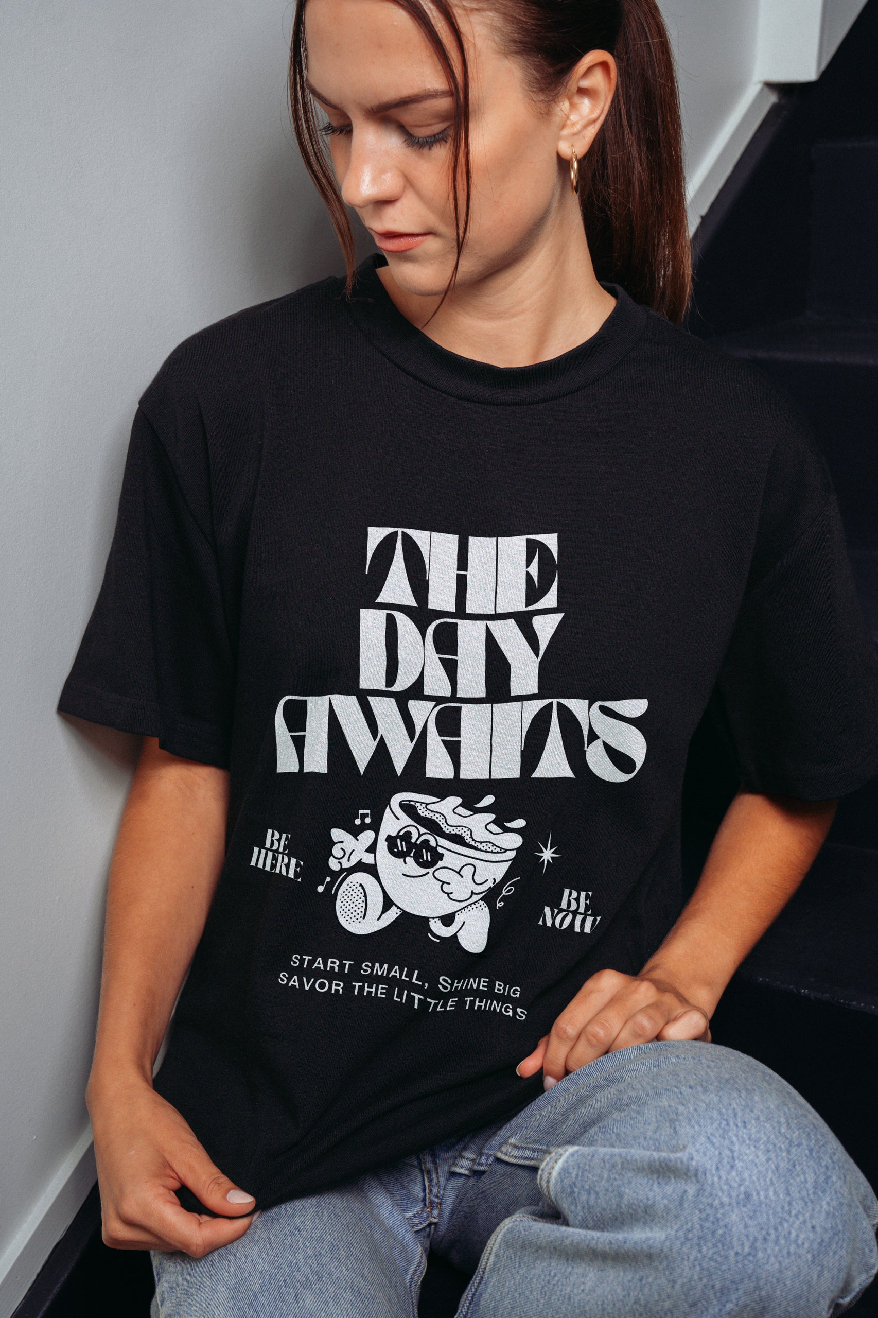 The Day Awaits! Oversized T-Shirt