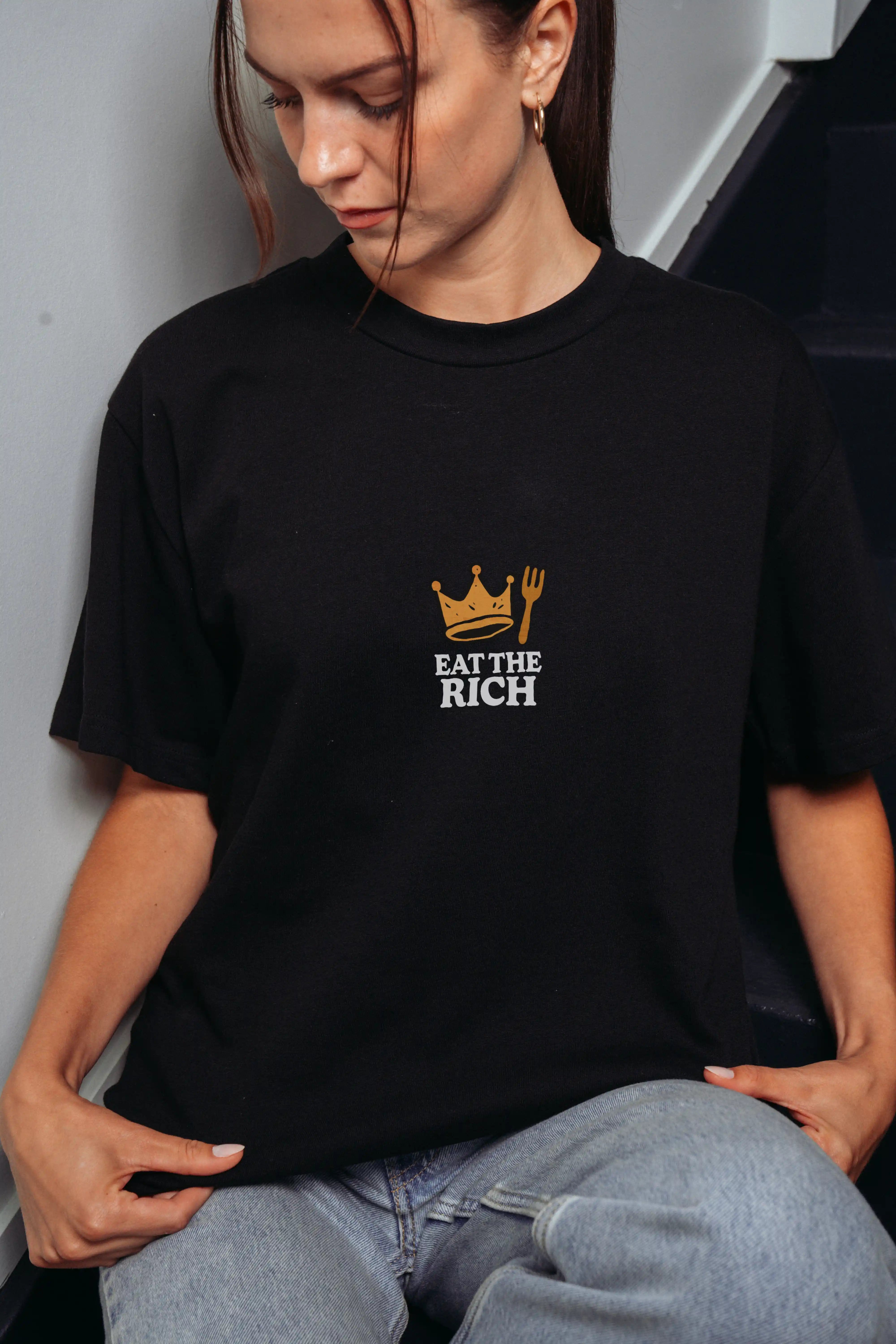 Eat The Rich! Women's Oversized T-Shirt