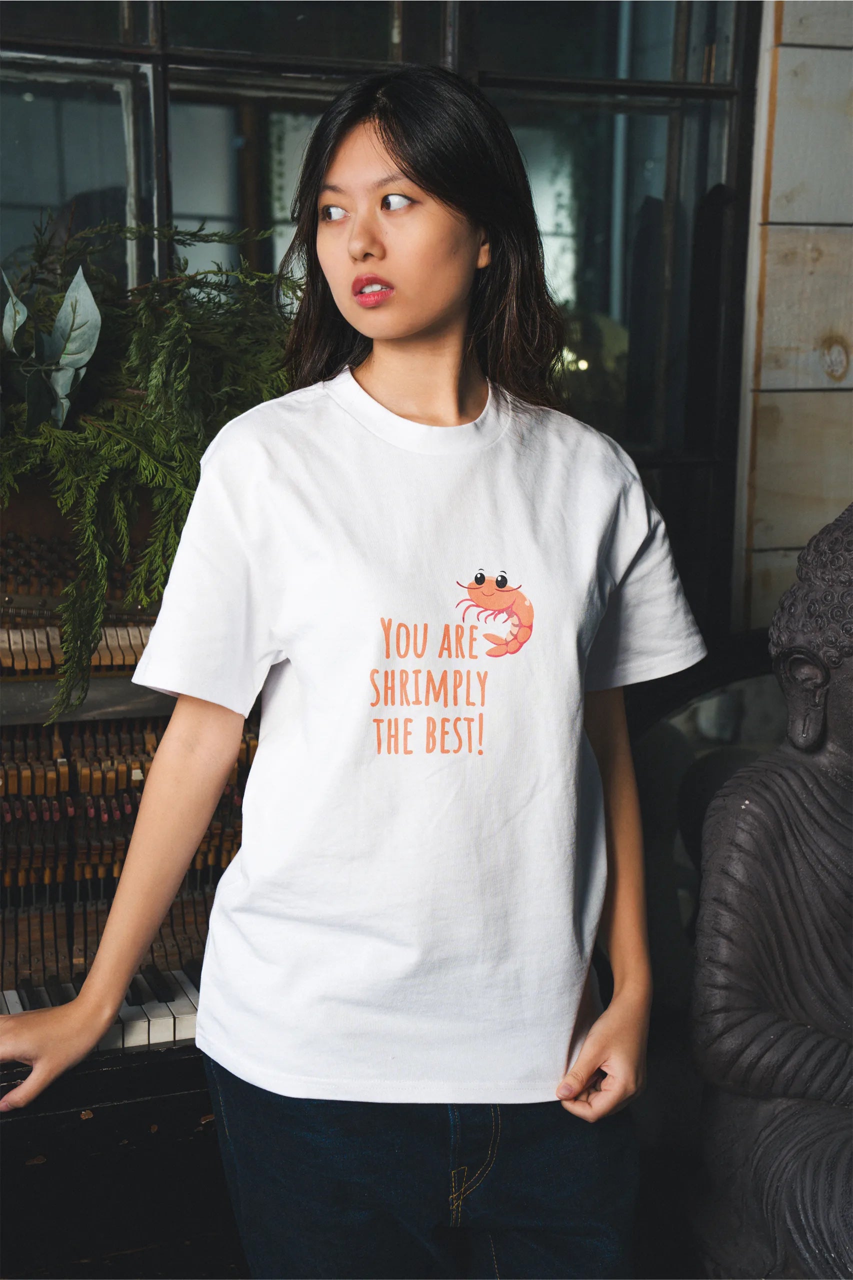 Shrimply the Best! Oversized Tee