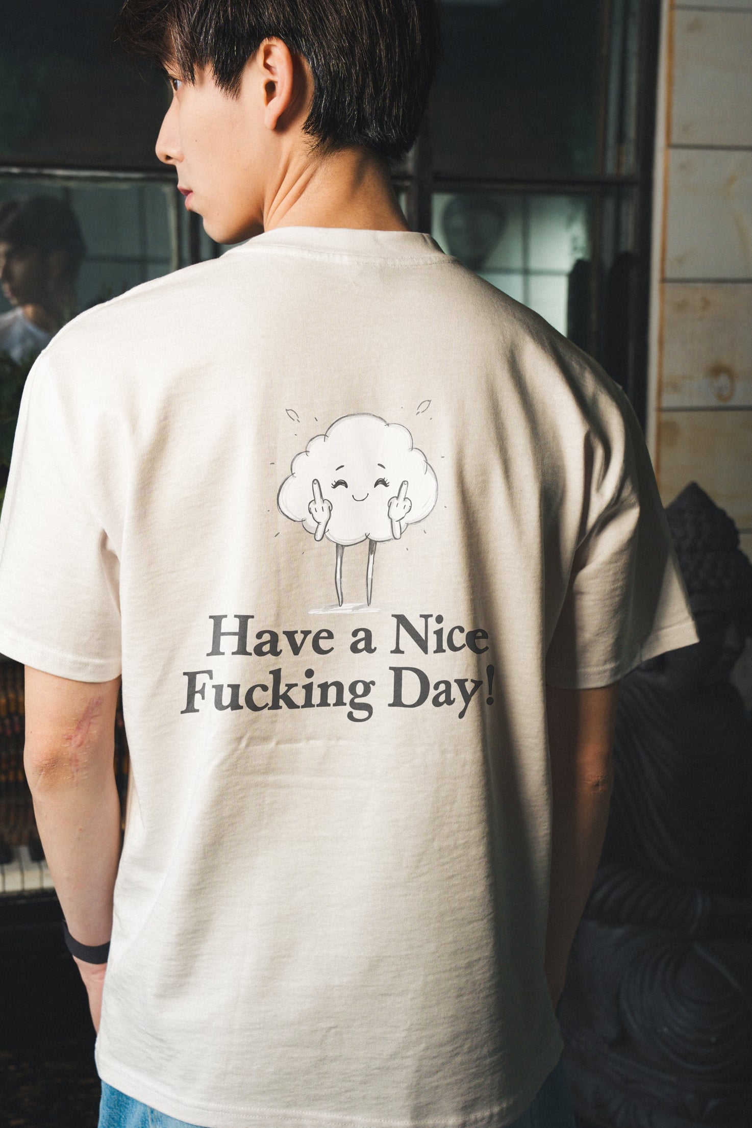 Have a Nice Fucking Day! Oversized T-Shirt