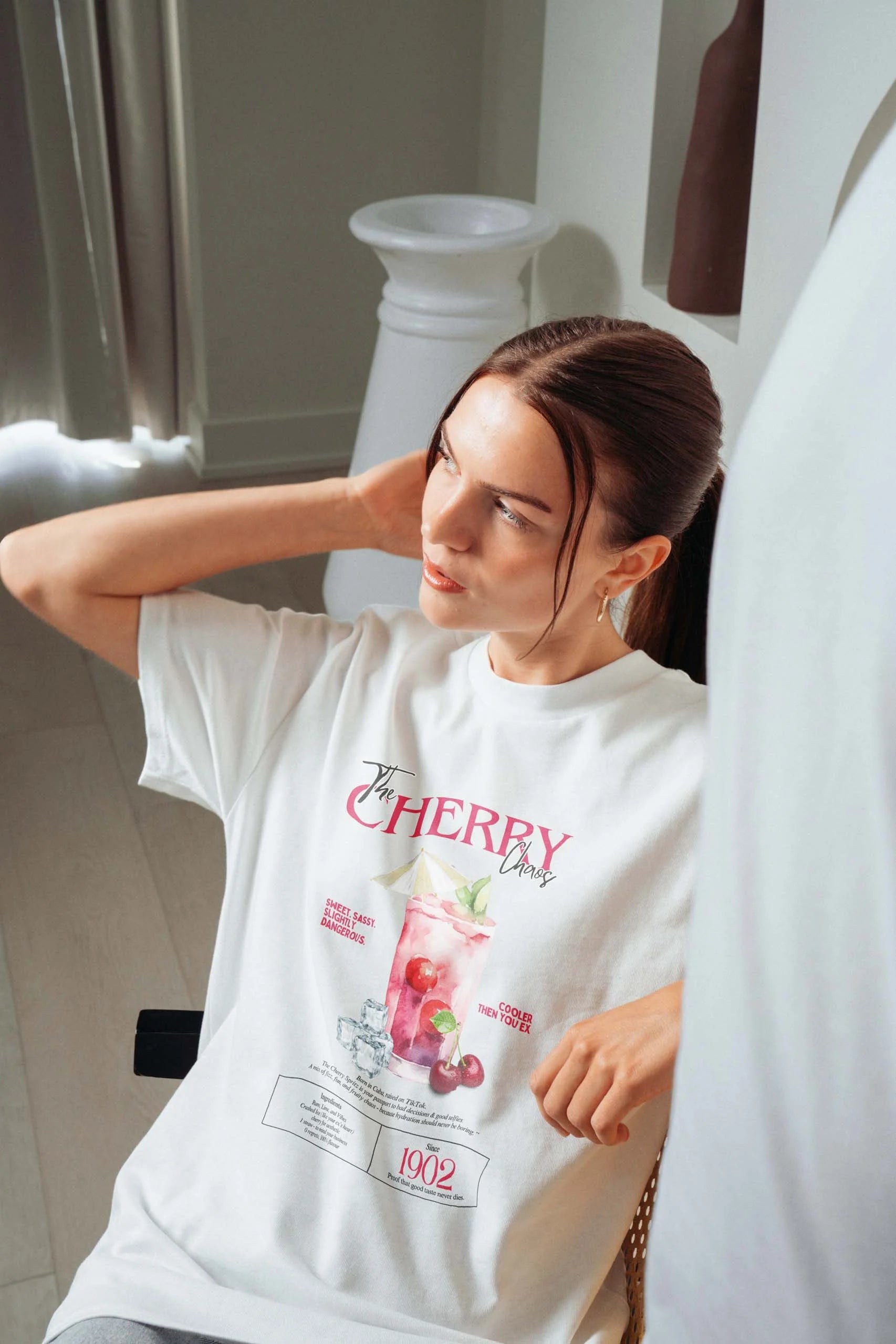 The Cherry Chaos! Oversized T-Shirt