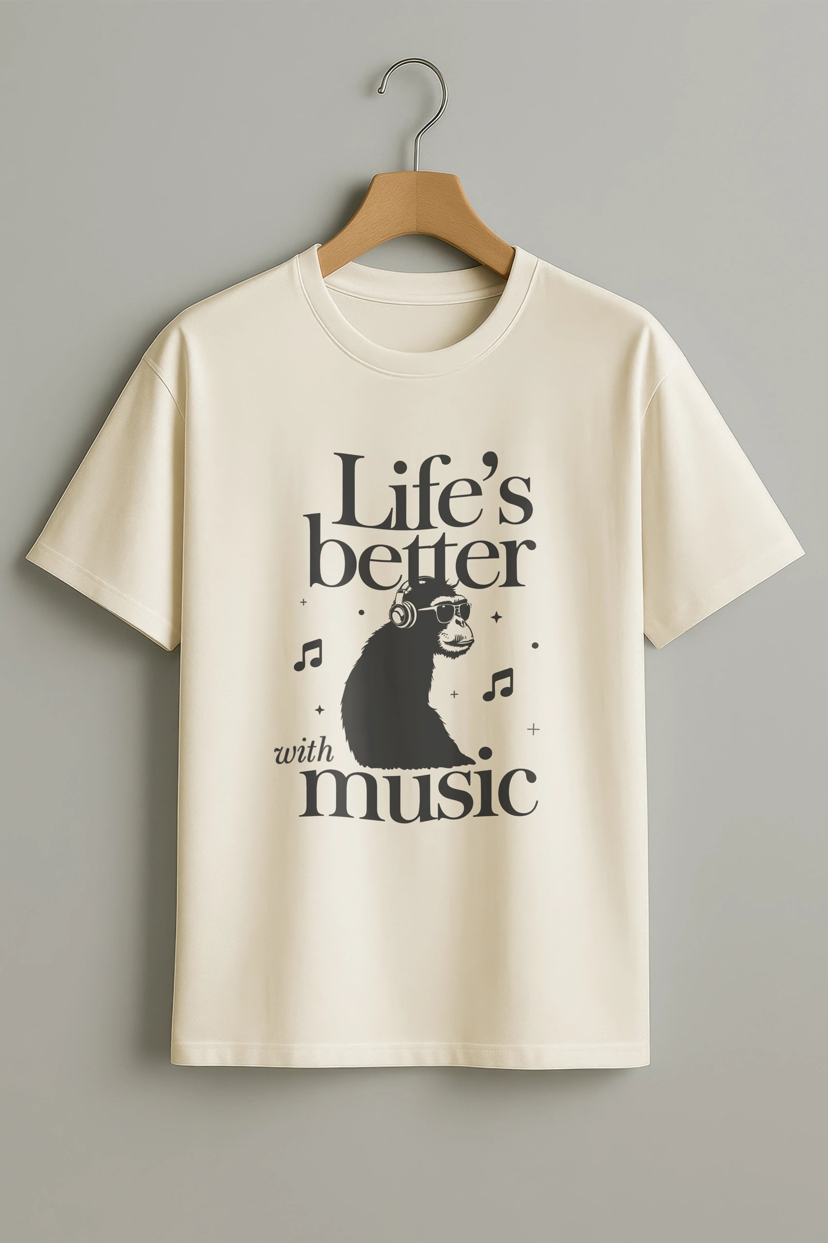 Life's Better with Music! Oversized T-Shirt