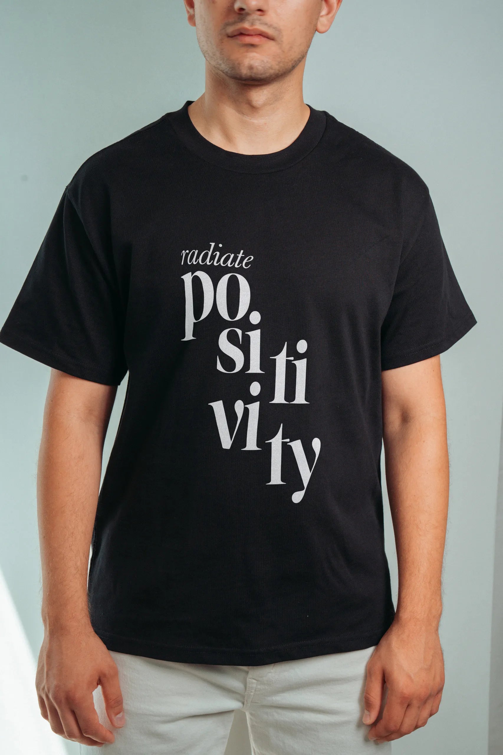 Radiate Positivity! Oversized Tee