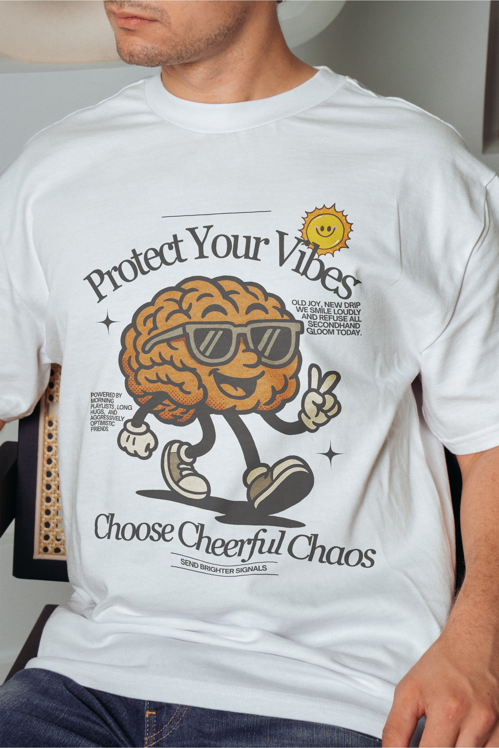 Protect Your Vibes! Oversized T-Shirt