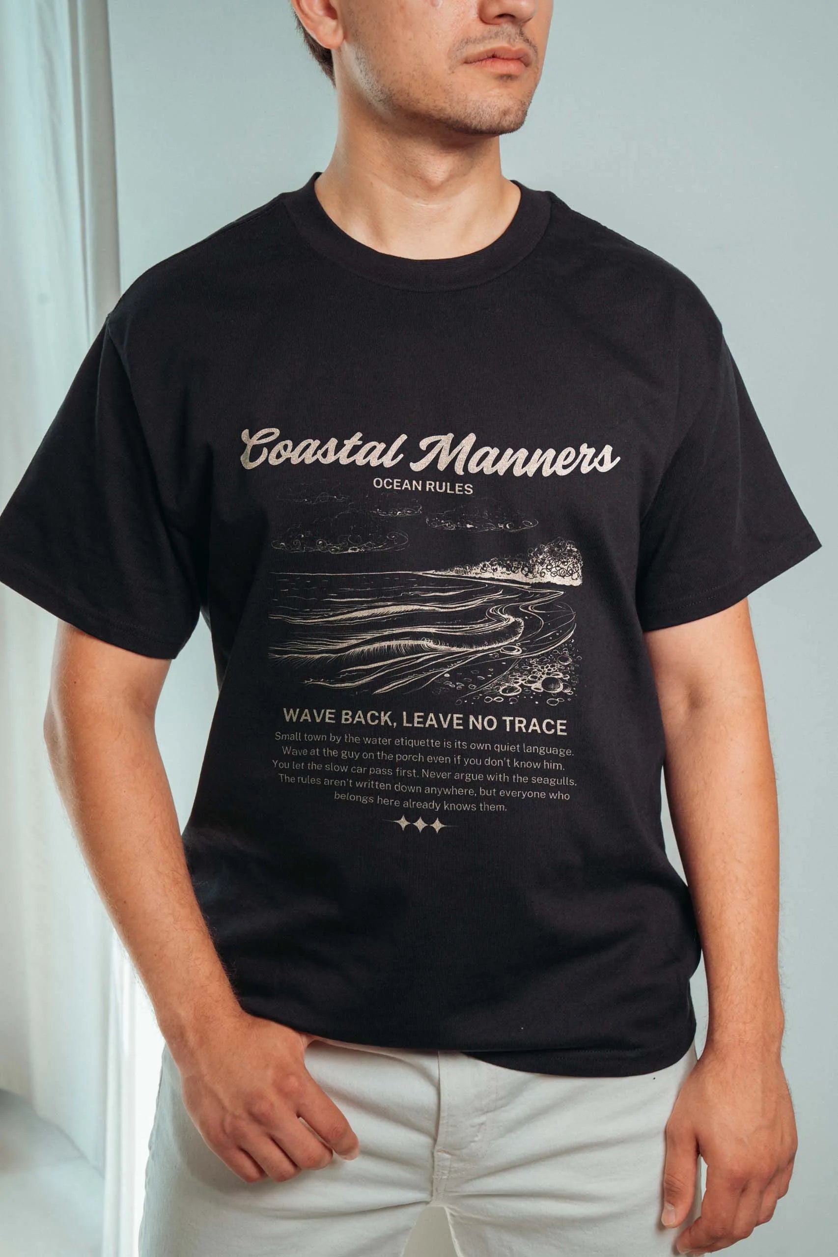 Coastal Manners! Oversized T-Shirt