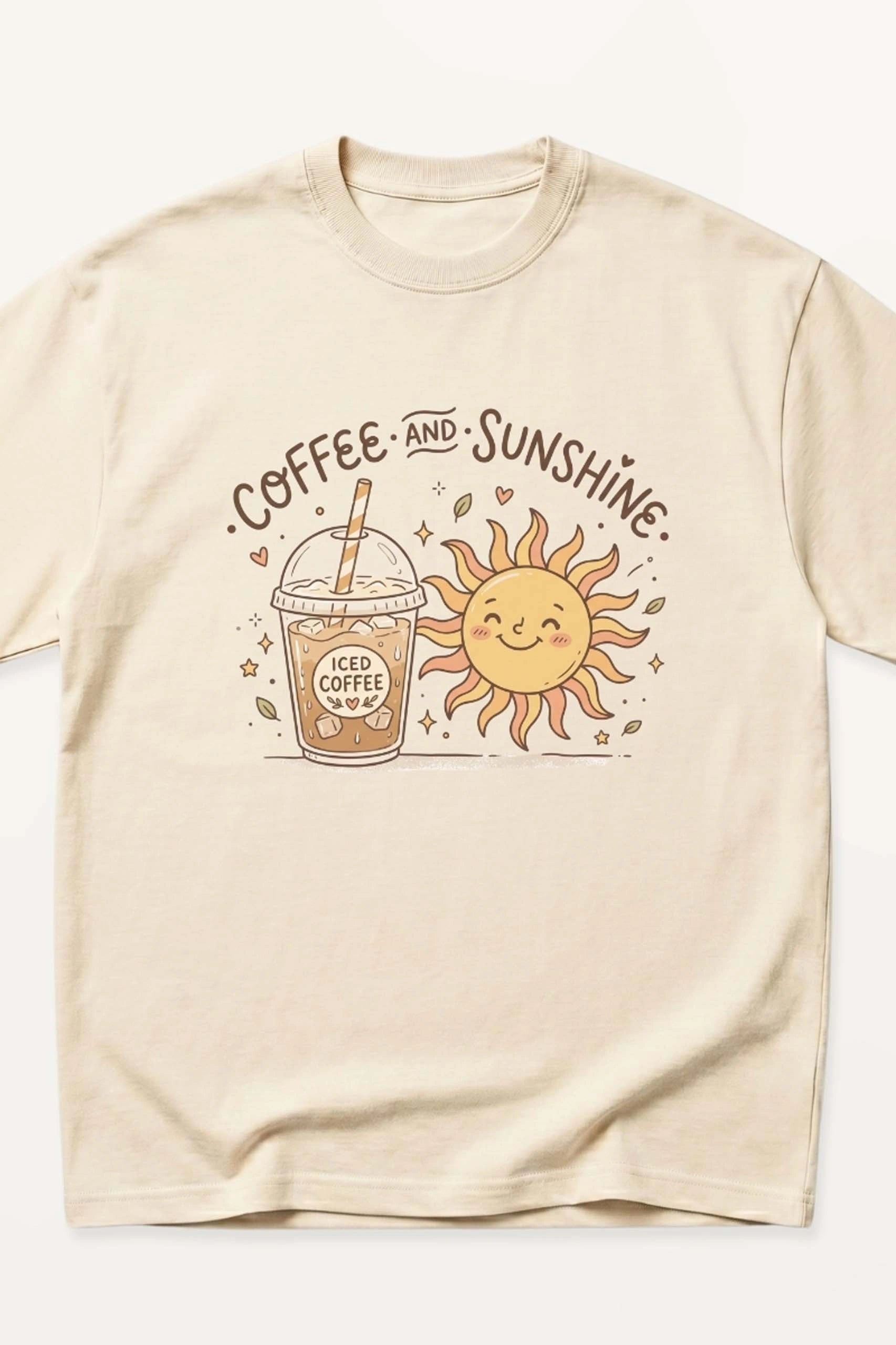Coffee And Sunshine! Oversized T-Shirt