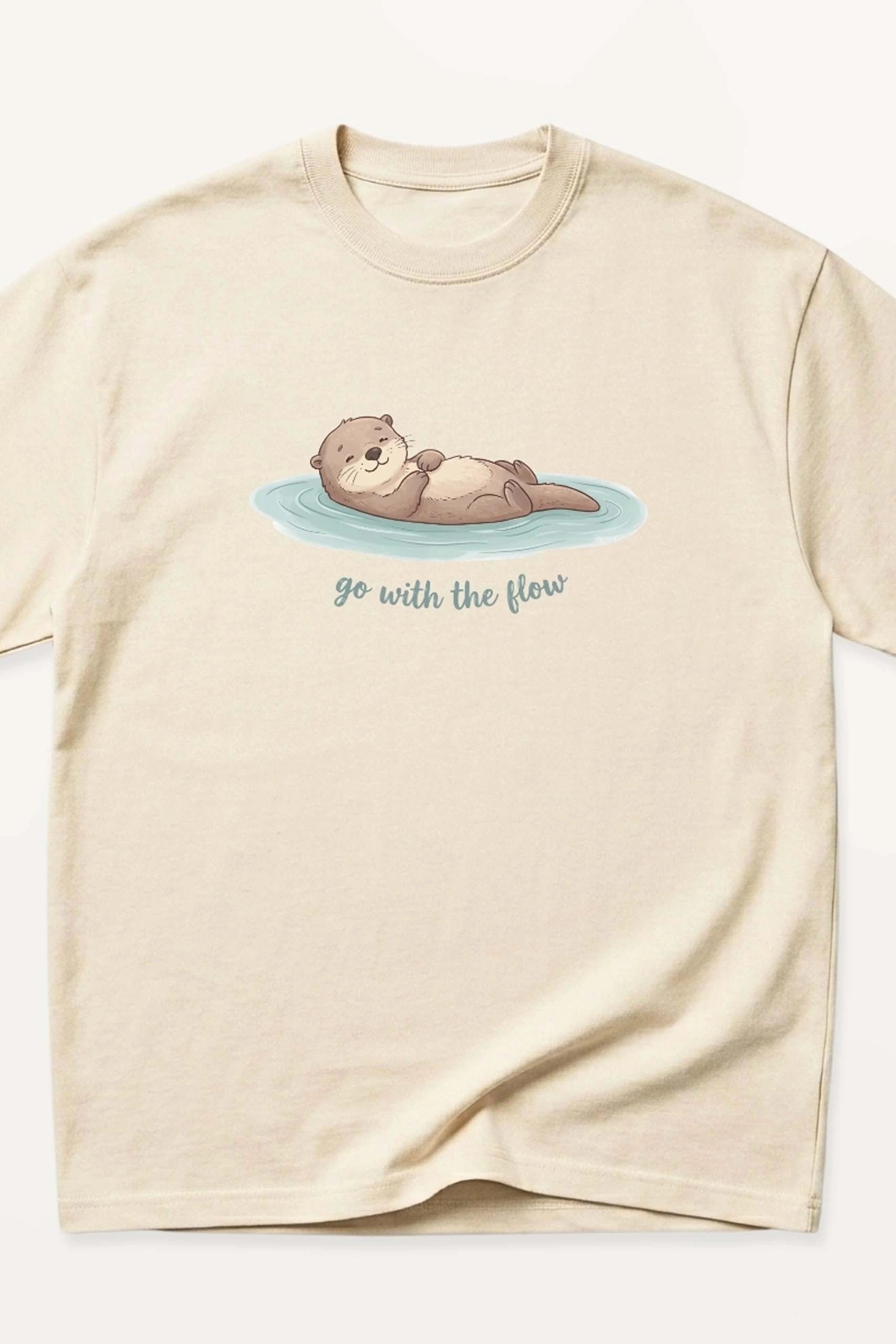Go With The Flow! Oversized T-Shirt