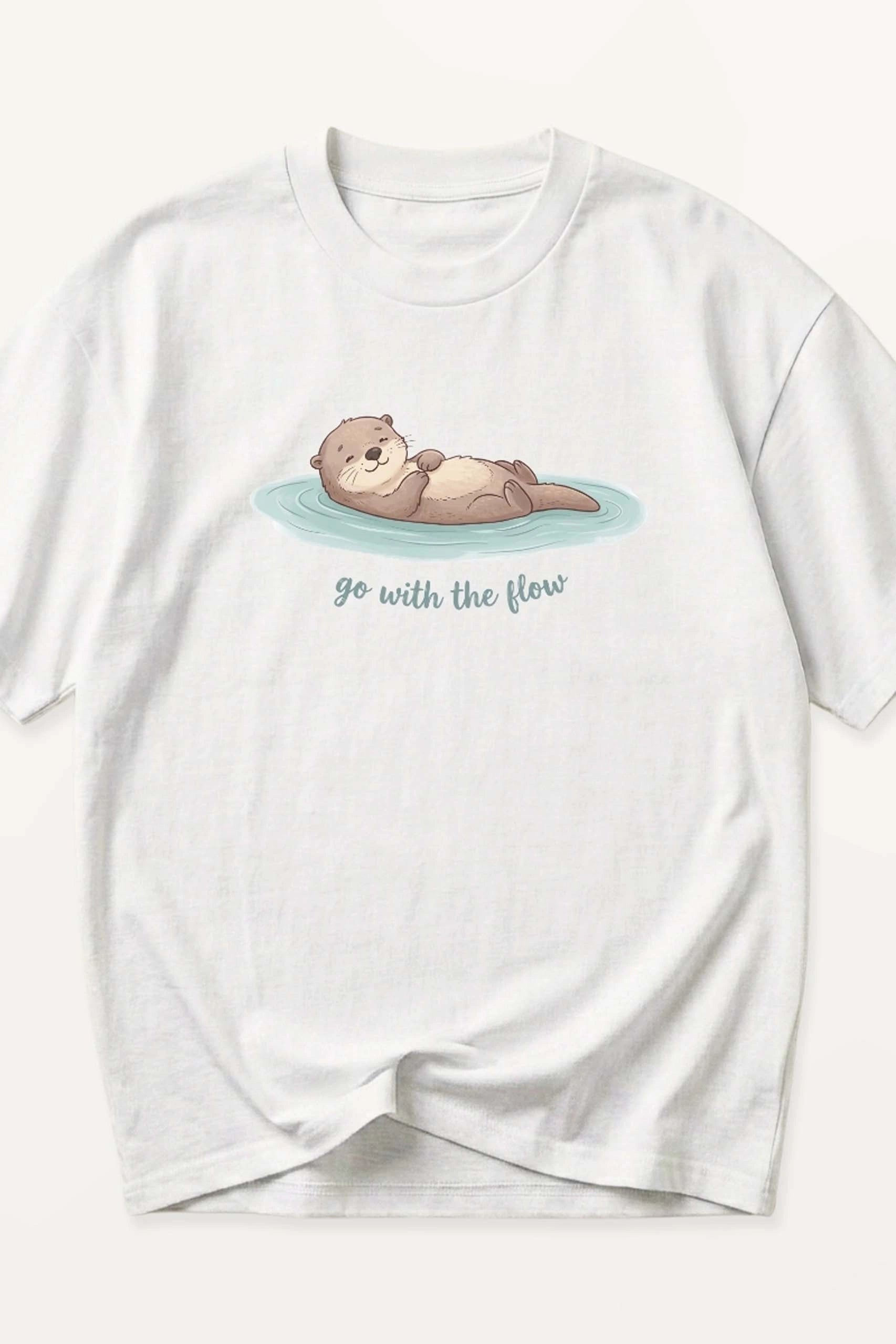 Go With The Flow! Oversized T-Shirt