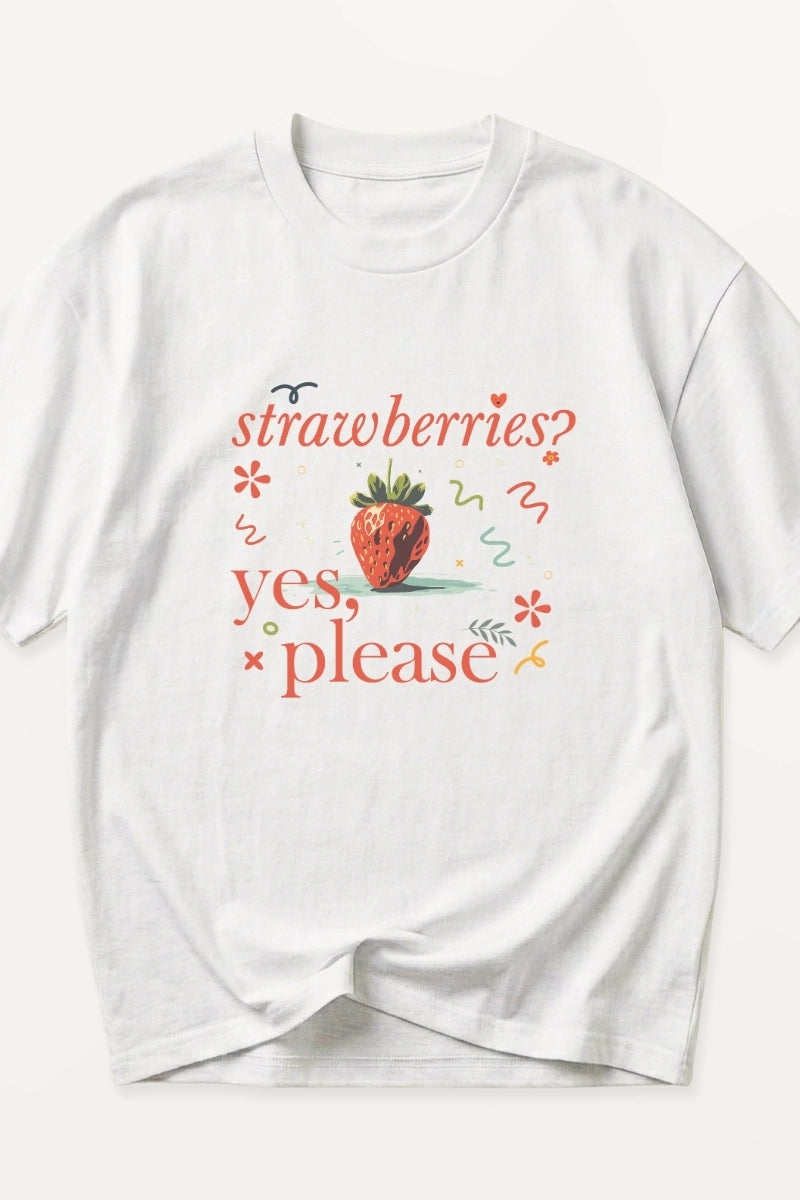 Strawberries! Oversized T-Shirt