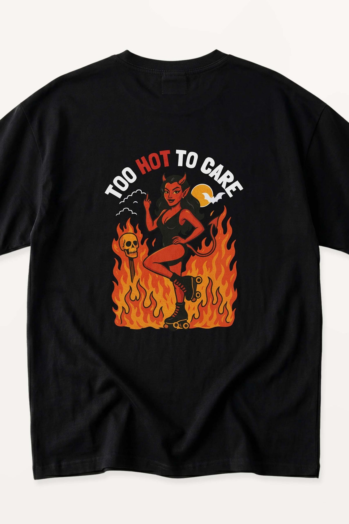 Too Hot to Care! Oversized T-Shirt