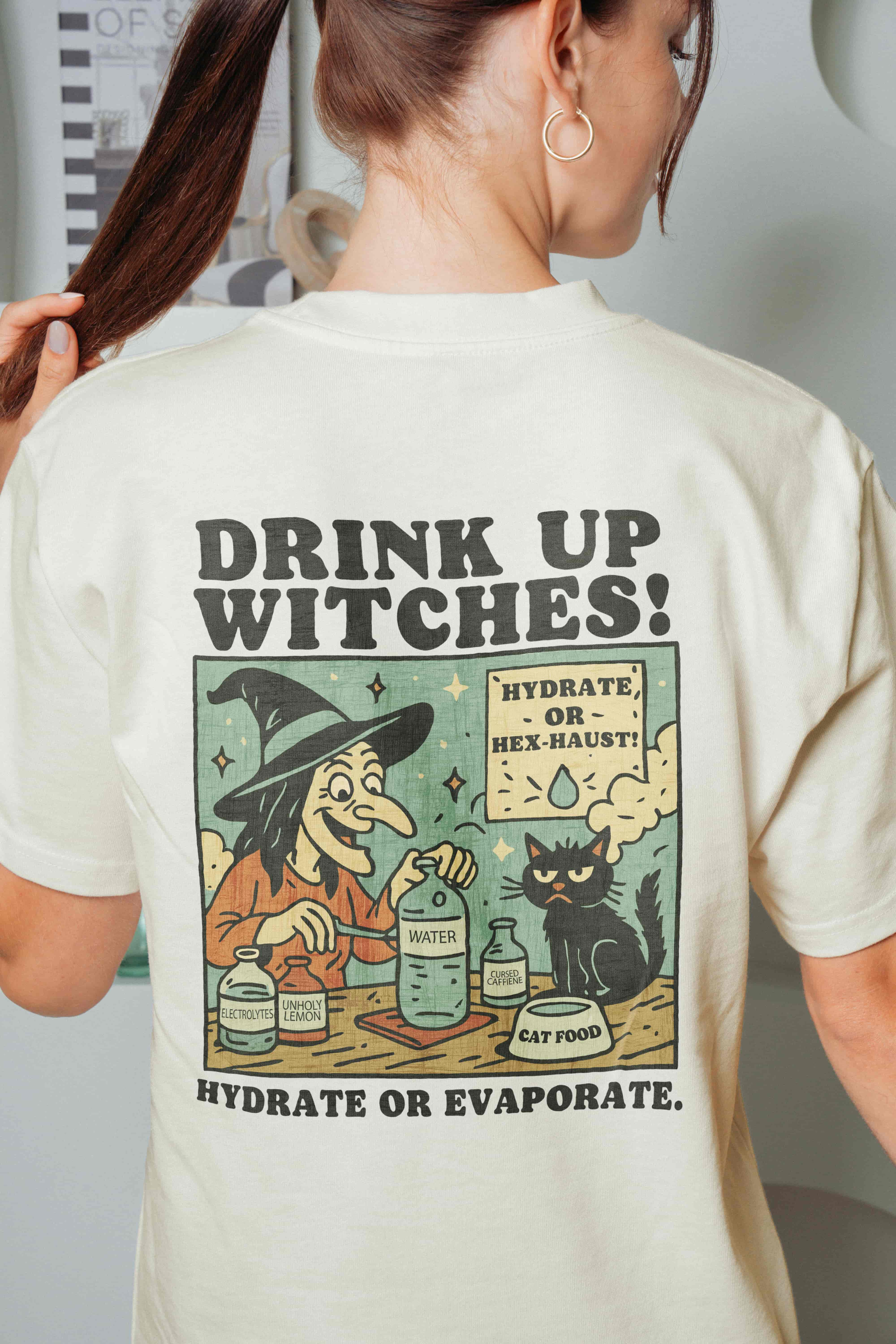 Drink up Witches! Women's Oversized T-Shirt