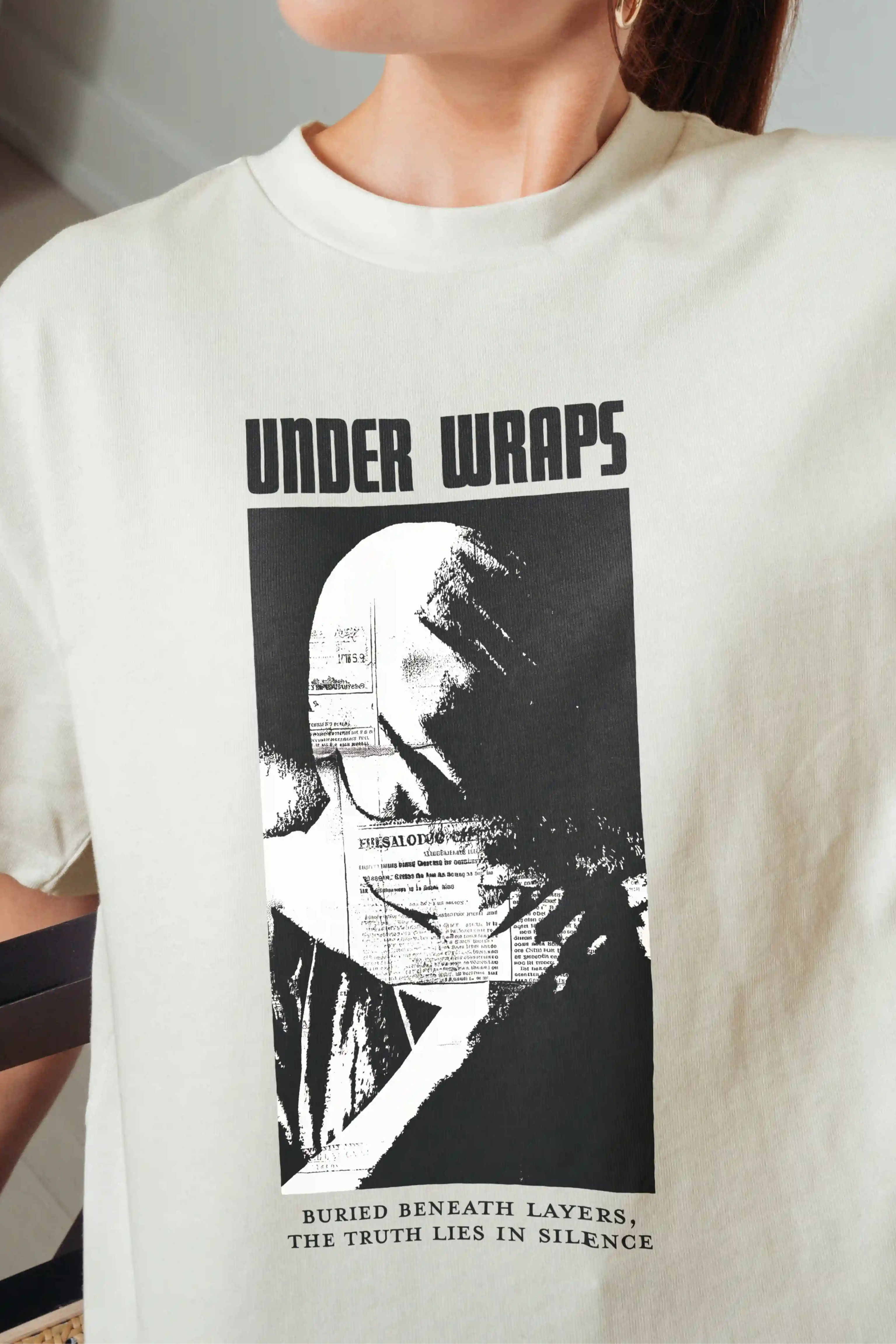Under Wraps! Women's Oversized T-Shirt