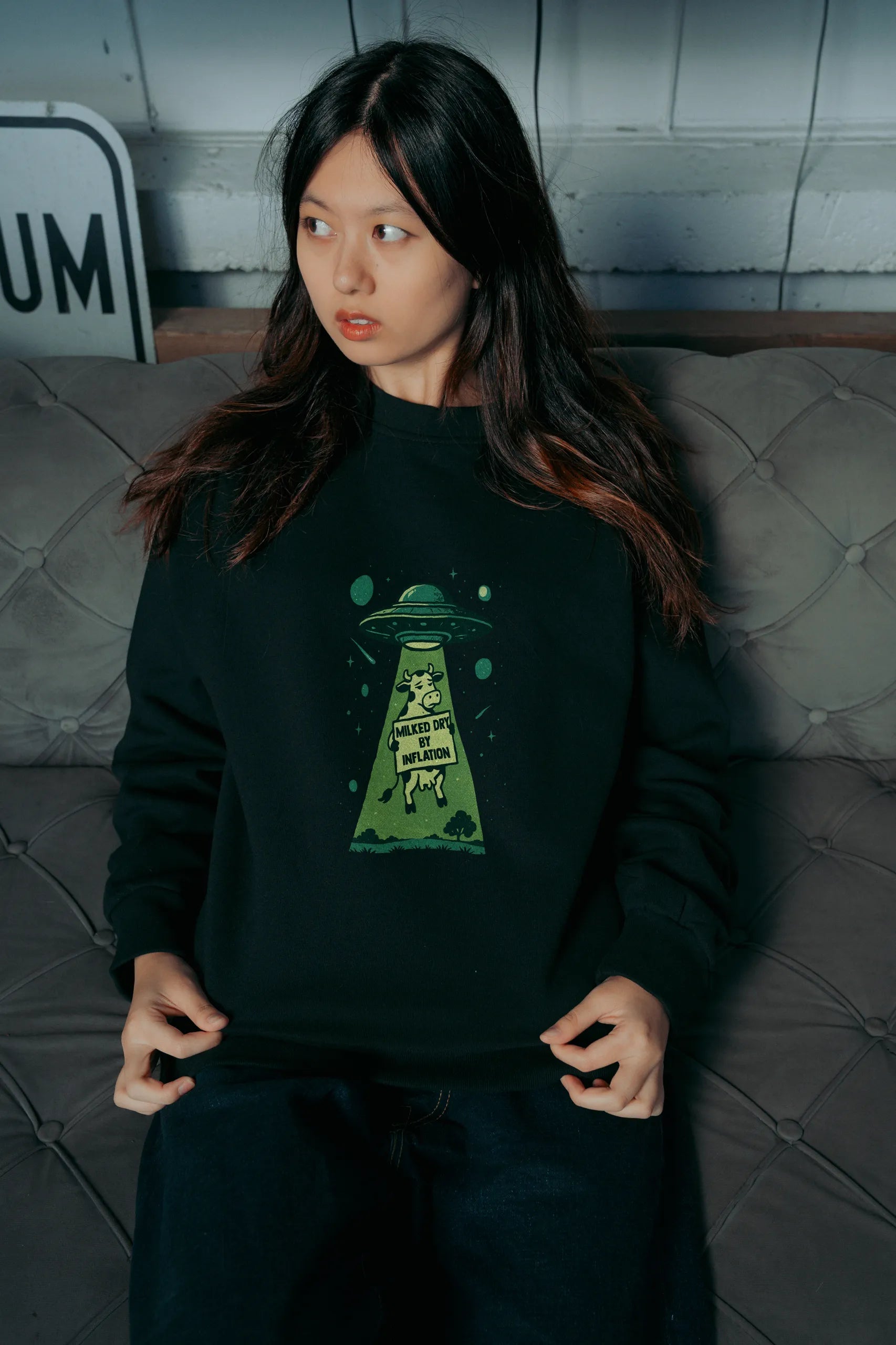 Milked Dry By Inflation! Sweatshirt