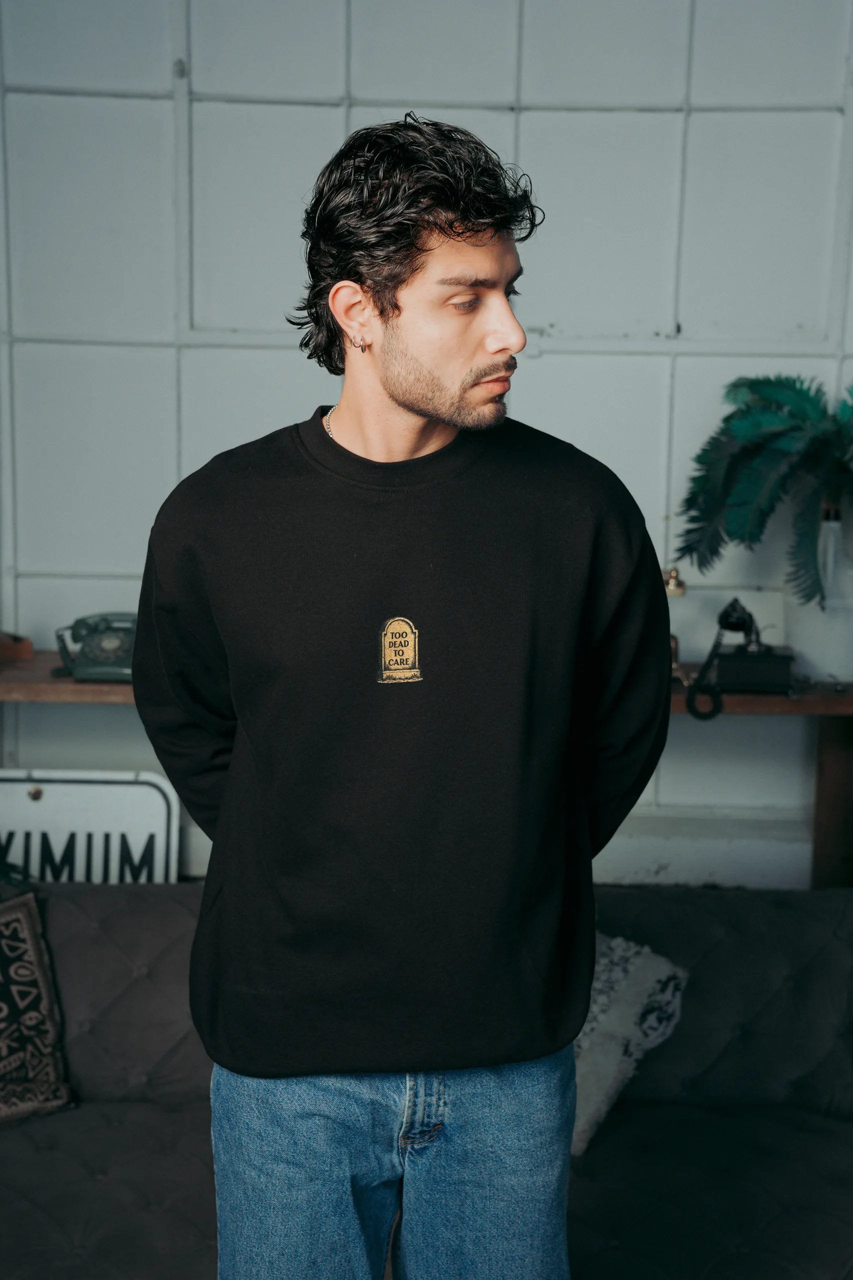 Too Dead to Care! Sweatshirt