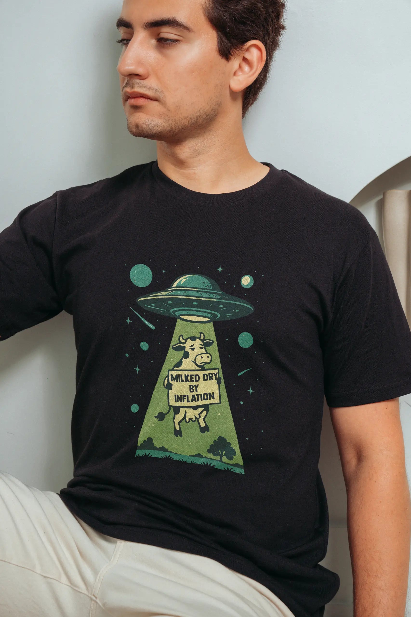 Milked Dry By Inflation! T-Shirt
