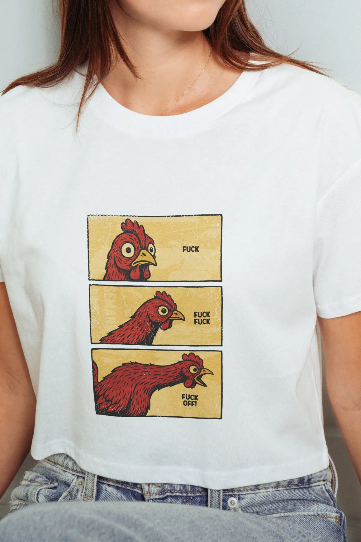 Cluck This Shit! Crop Tee