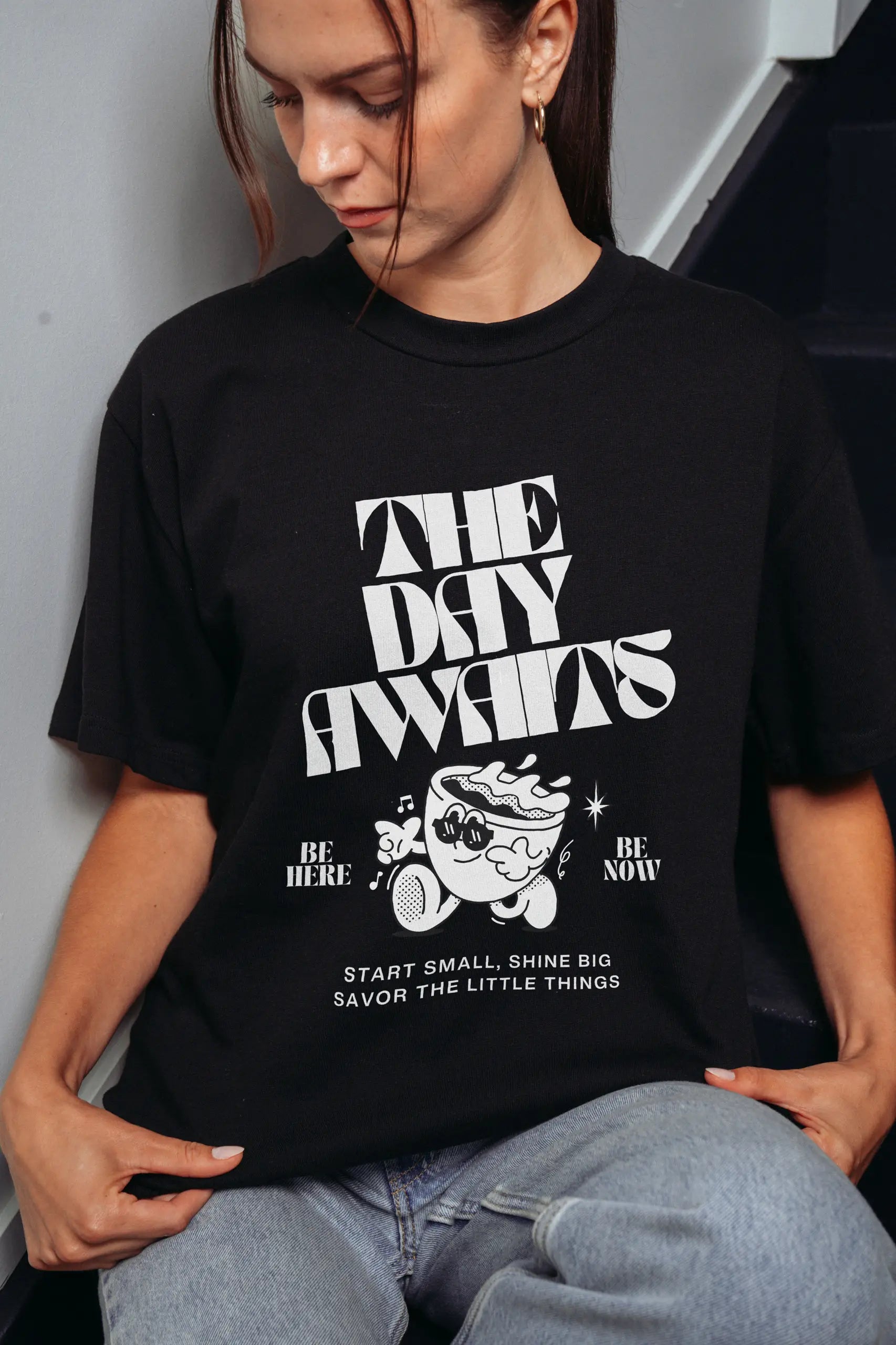 The Day Awaits! Oversized T-Shirt