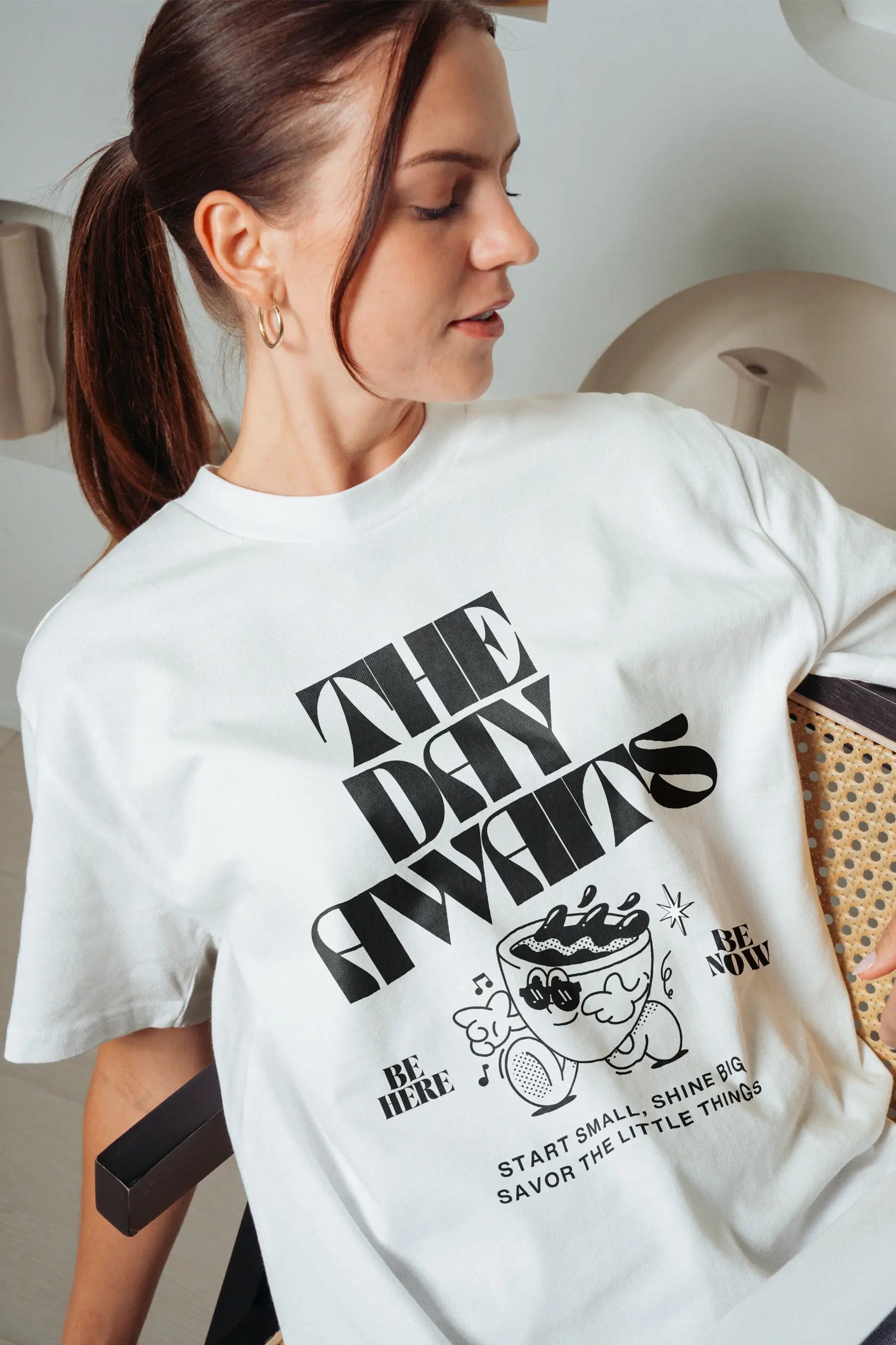 The Day Awaits! Oversized T-Shirt