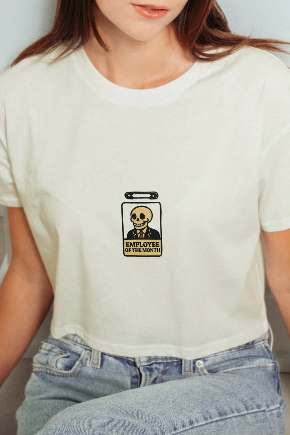 Employee of the Month! Crop Tee