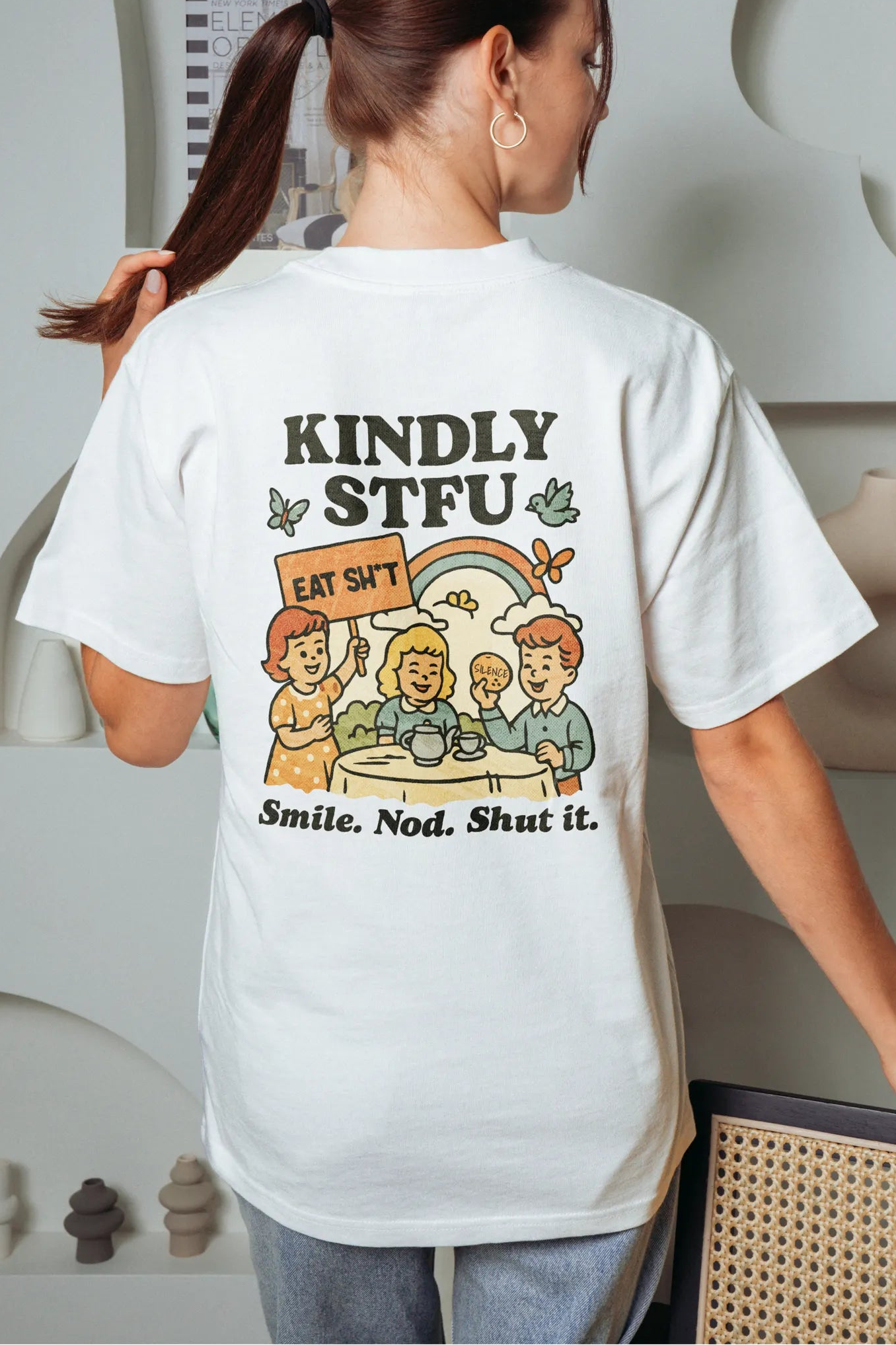 Kindly STFU! Oversized T-Shirt