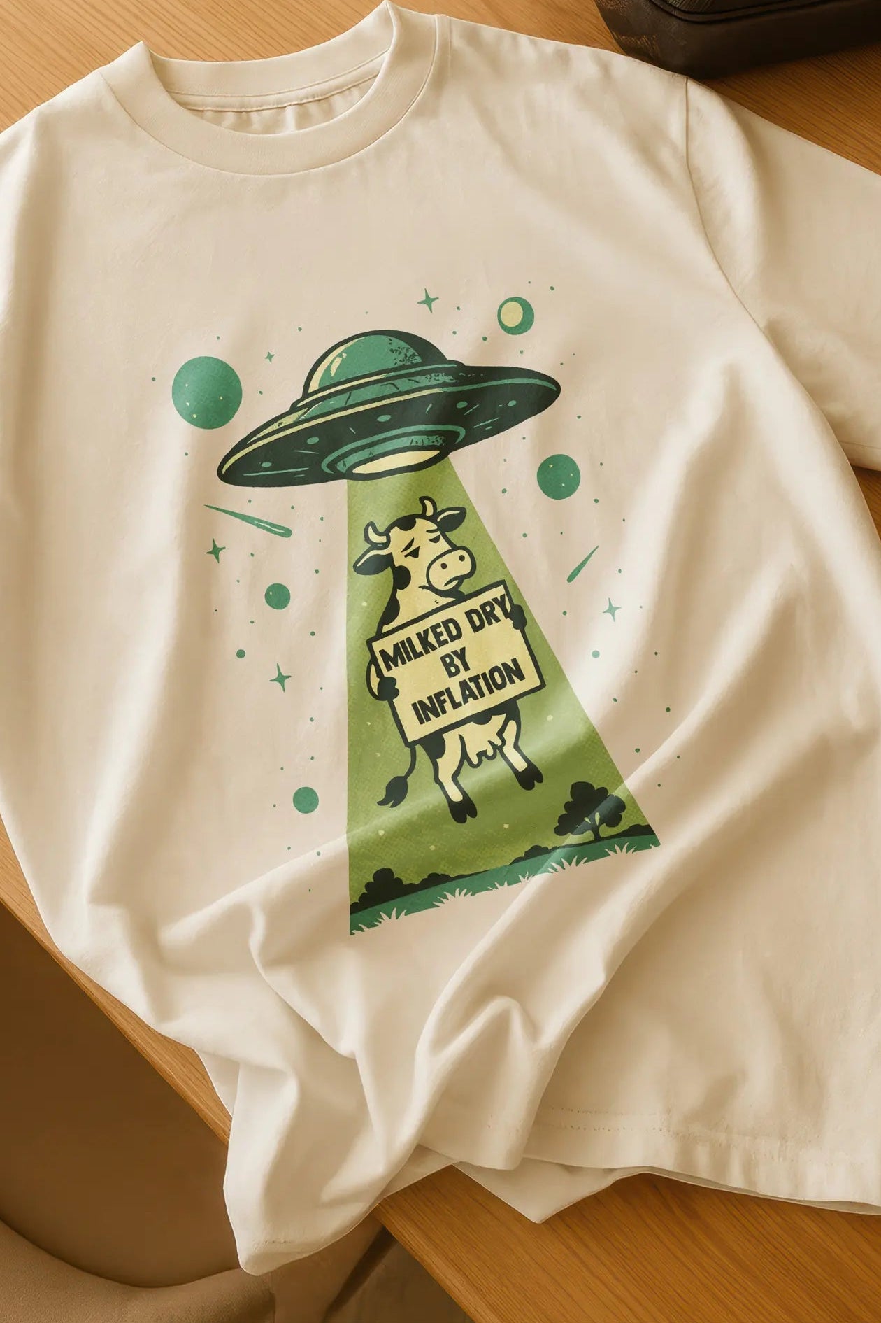 Milked Dry By Inflation! Men’s T-Shirt